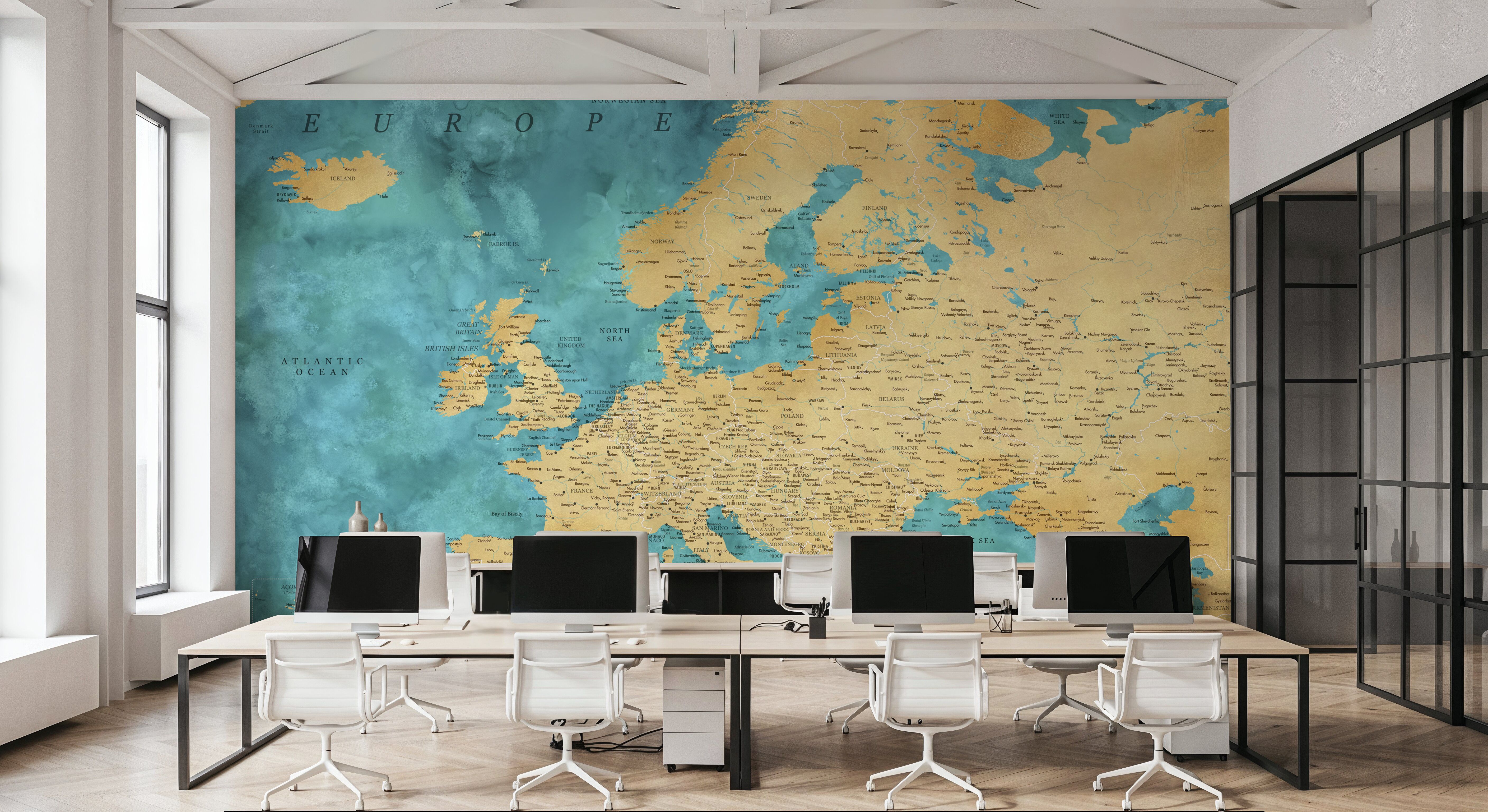 Europe Map Detailed - Lexy