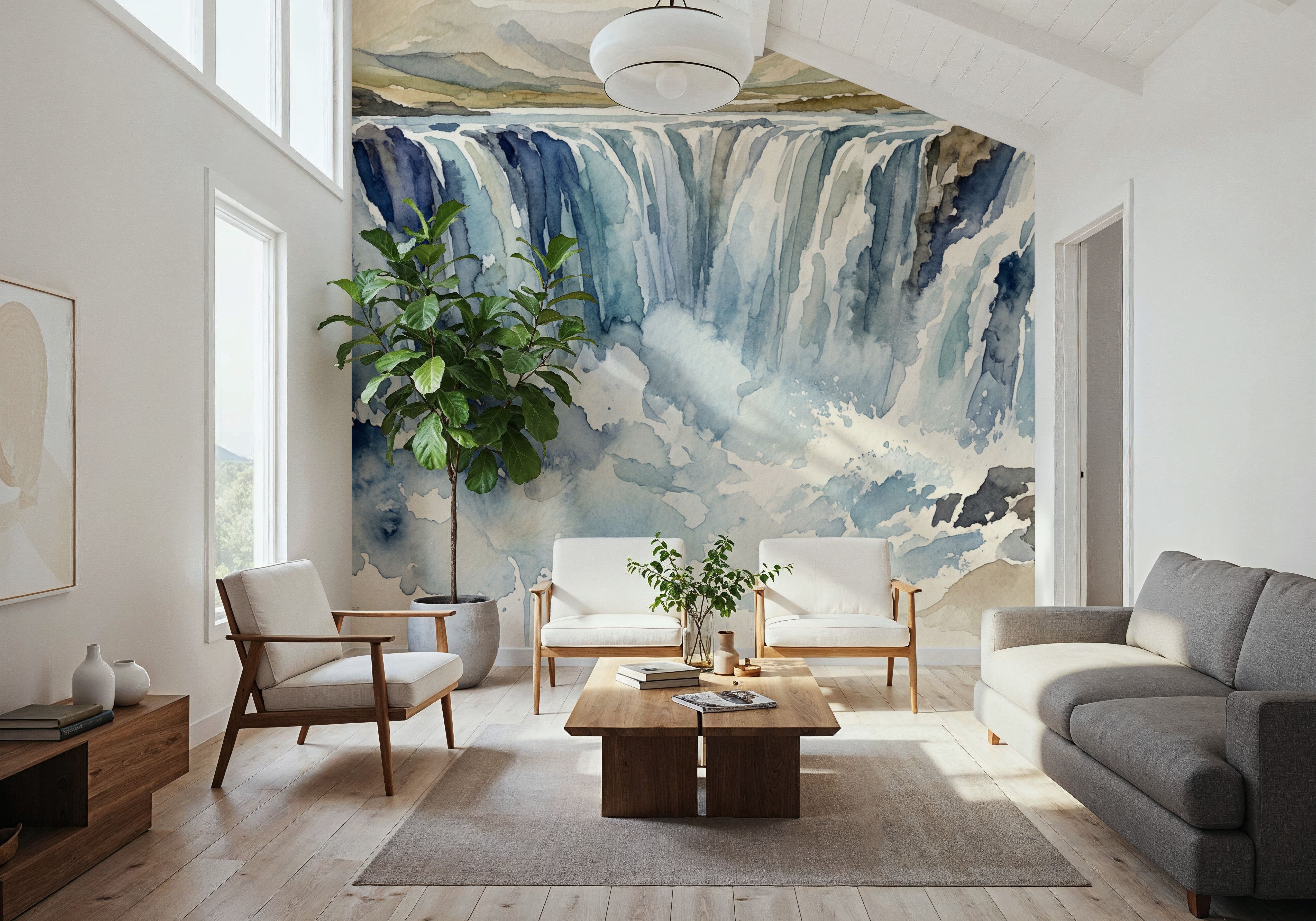 Cascade - Watercolor Landscapes Series