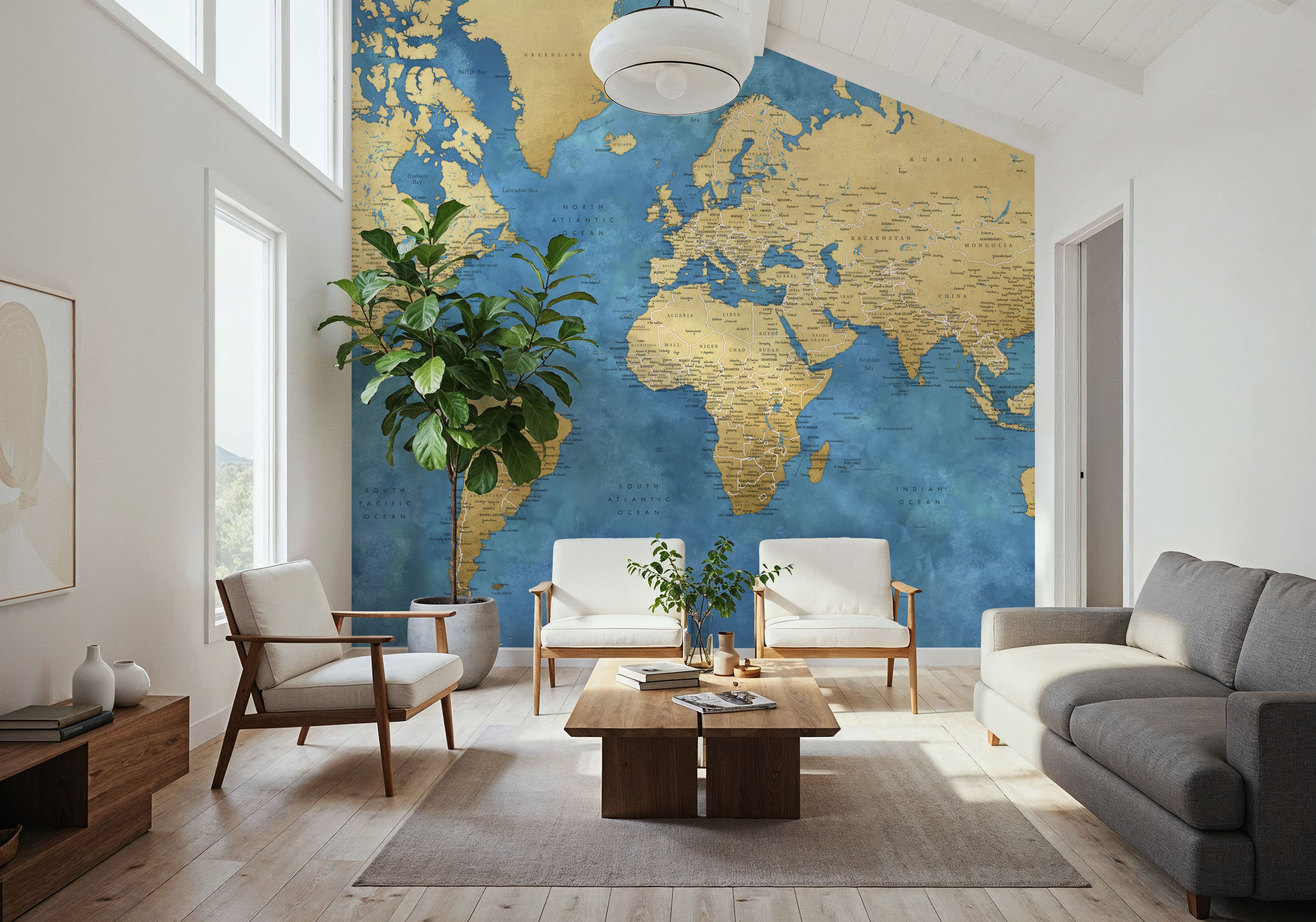 World Map Cities - Ernest