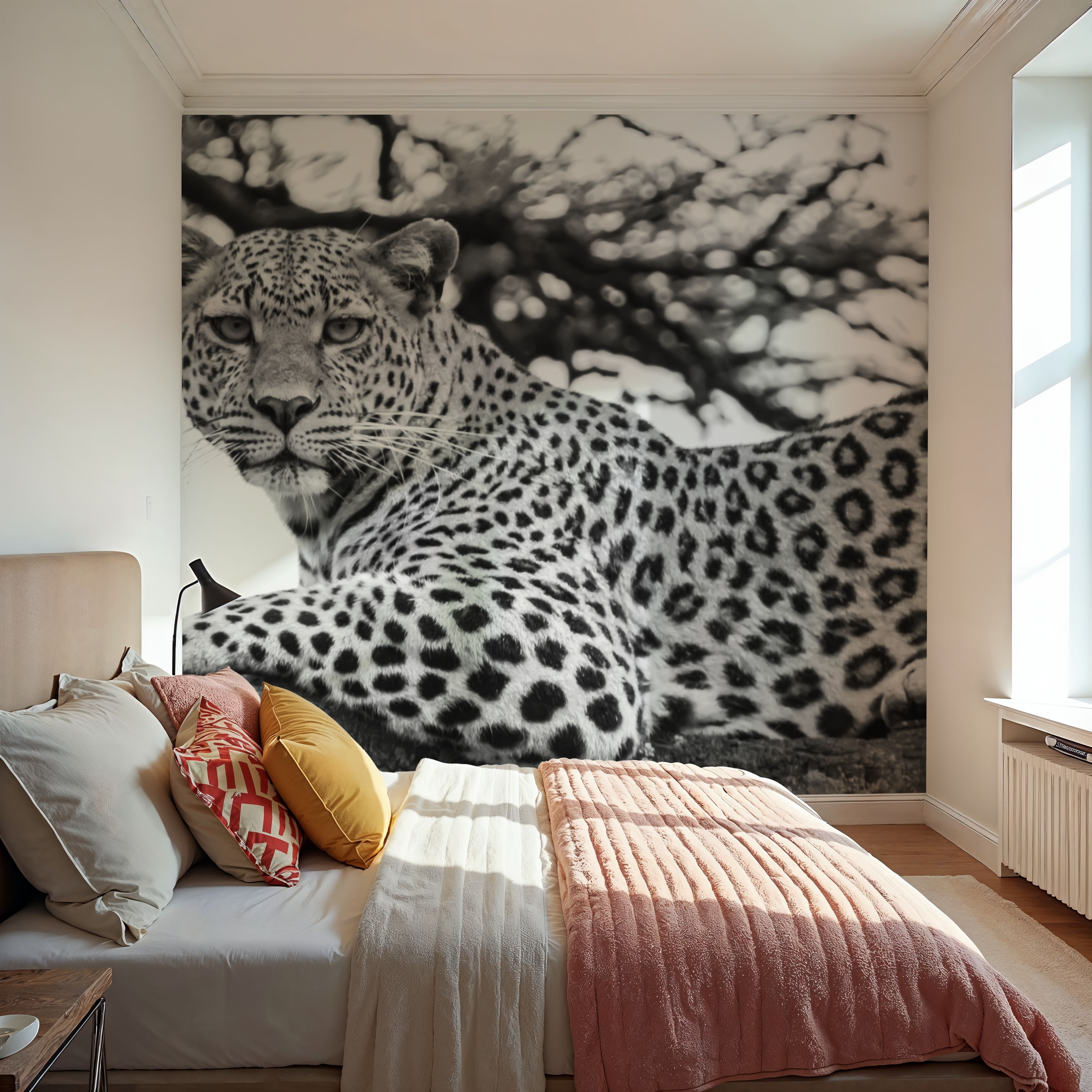 Lounging Leopard Neutral