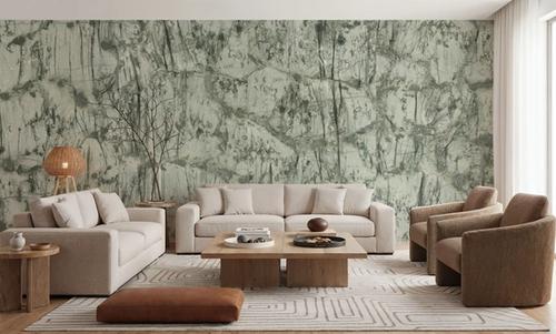Green Strokes Marble