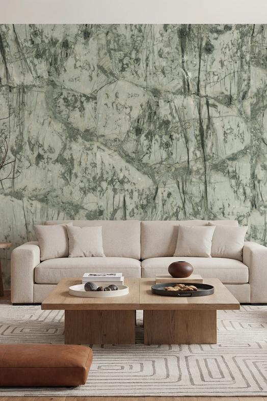 Green Strokes Marble