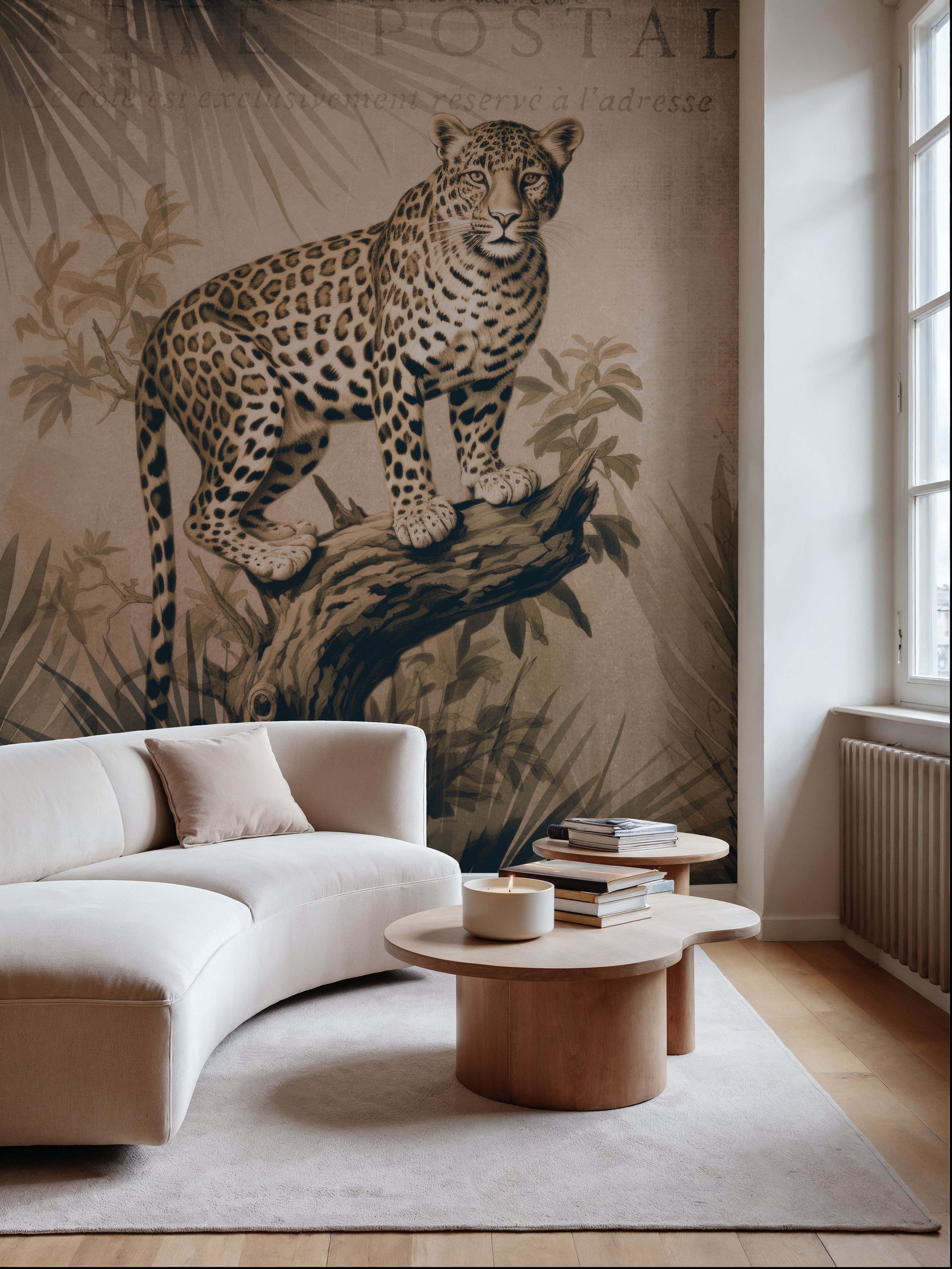 Cheetahs Exotic Jungle Monochrome