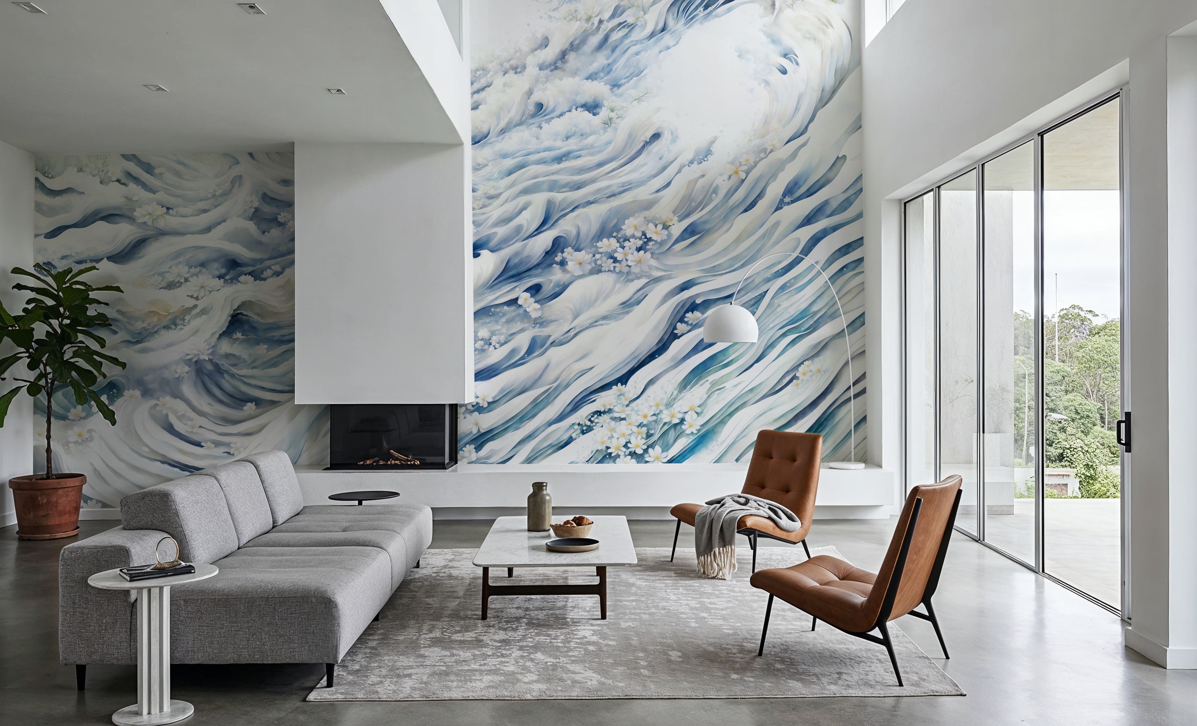 Romantic Waves Blue