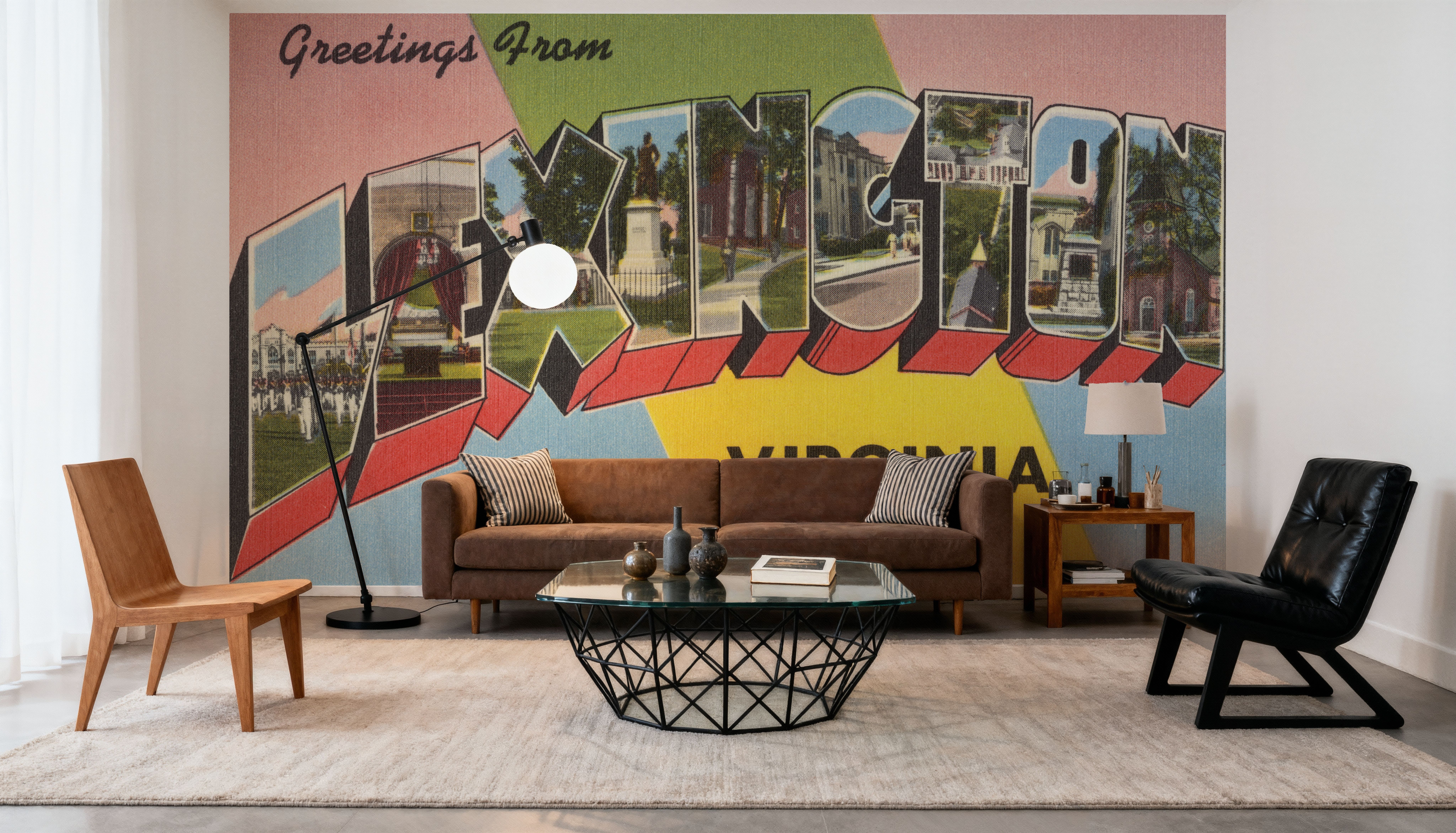 Greetings from Lexington - Screenprint Postcard