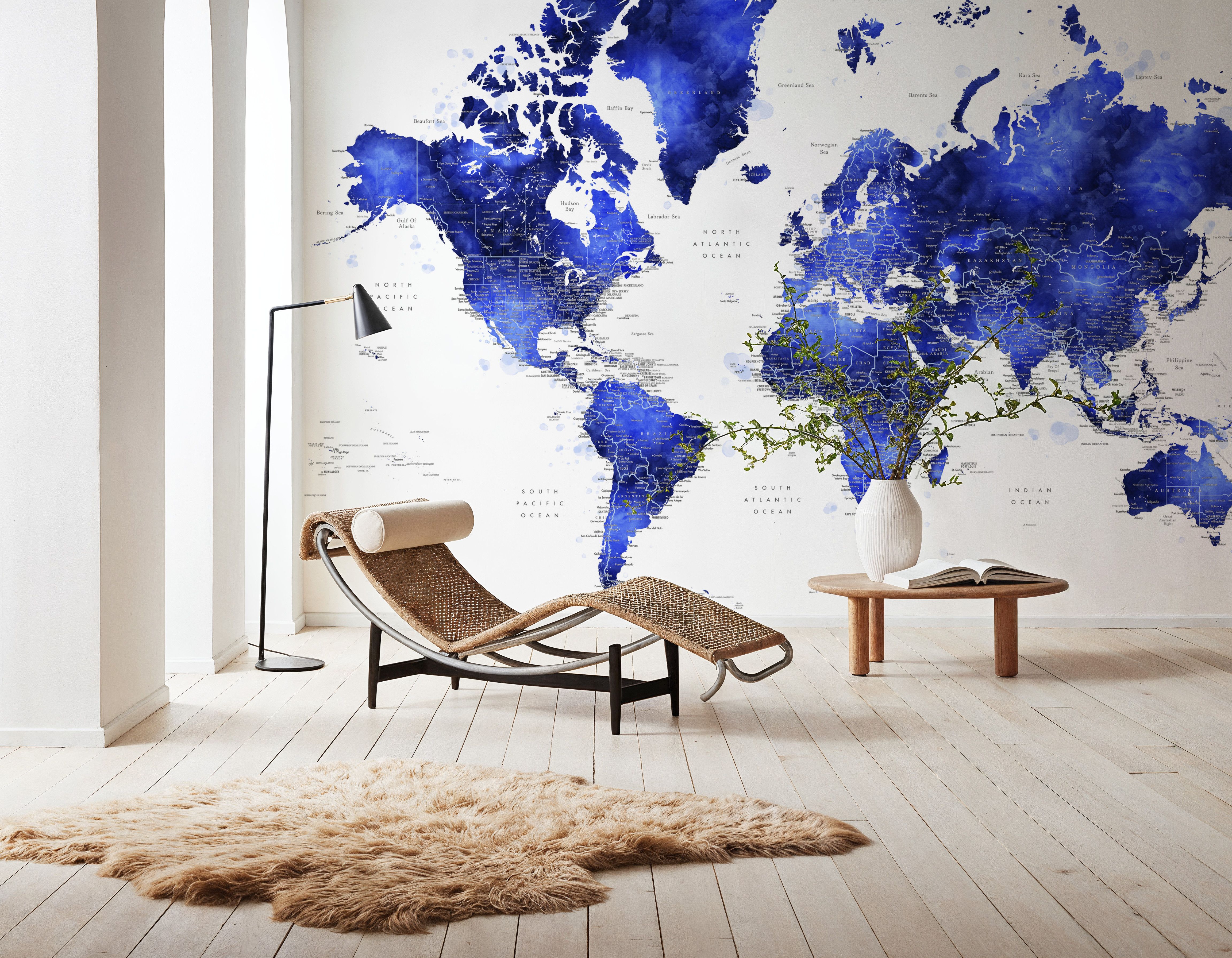 World Map Cities - Crisalida