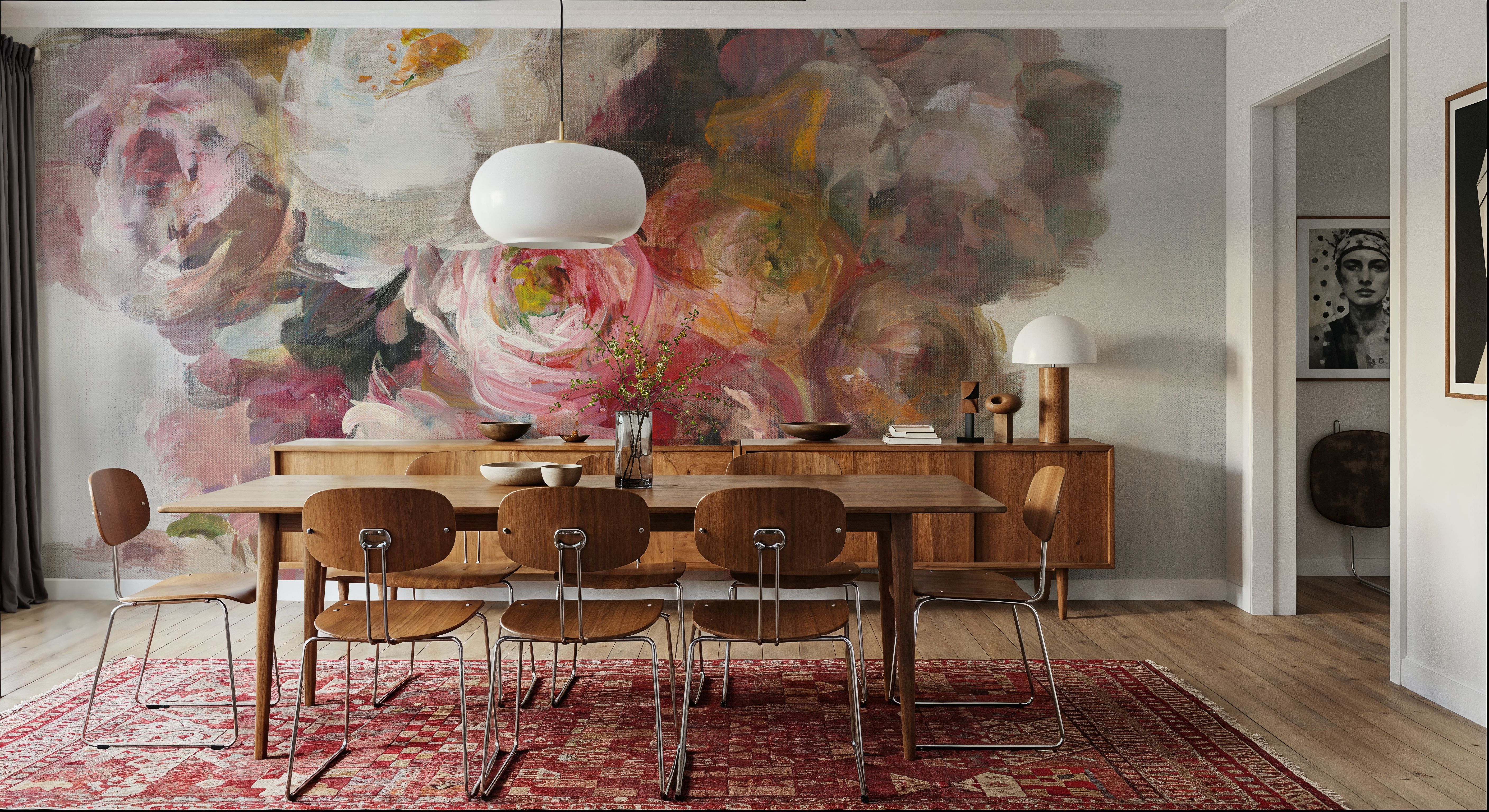 Blush Bouquet on White