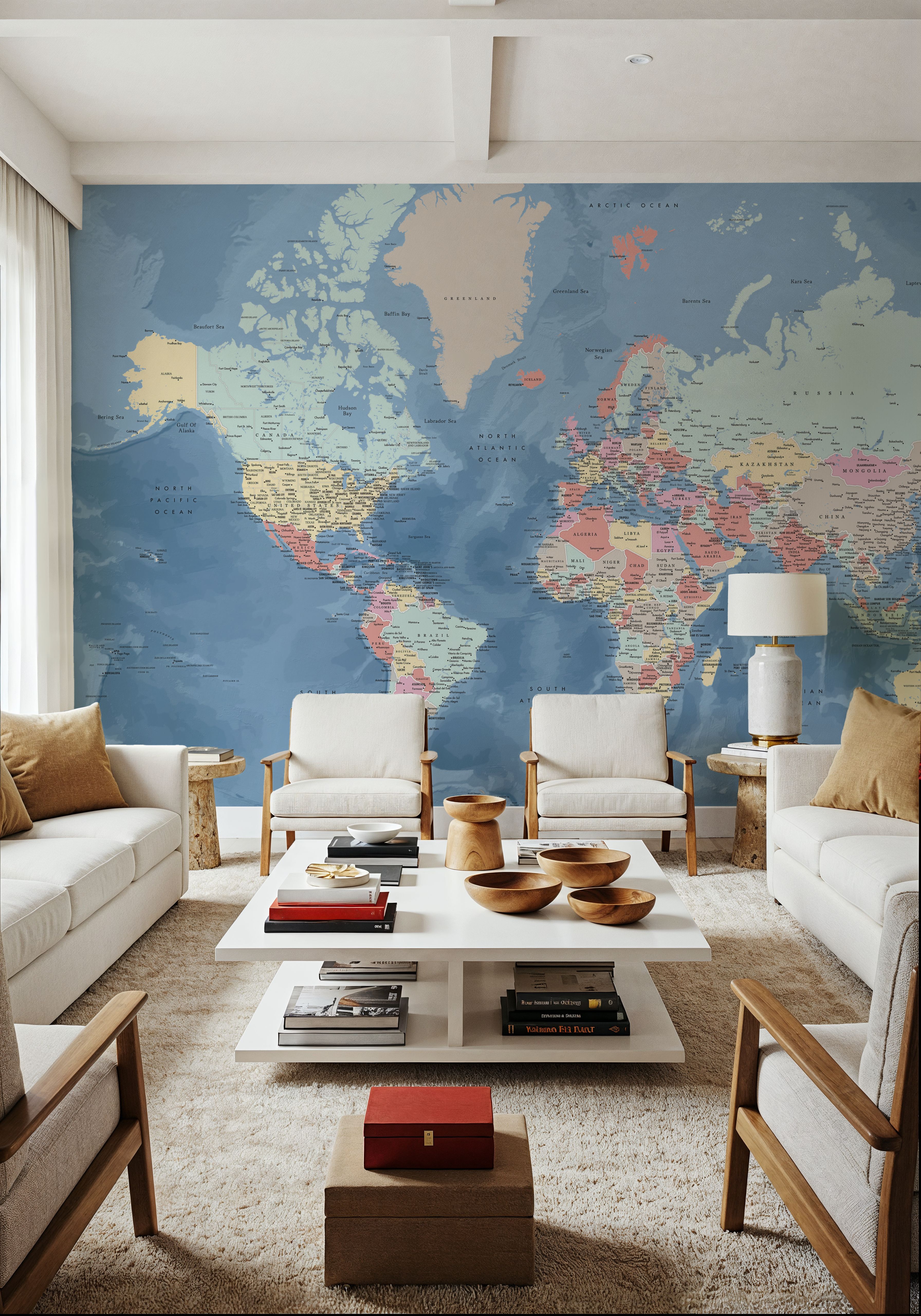 World Map Cities - Vickie