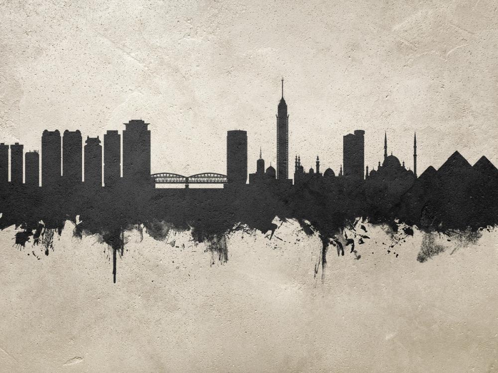Cairo Egypt Skyline Concrete