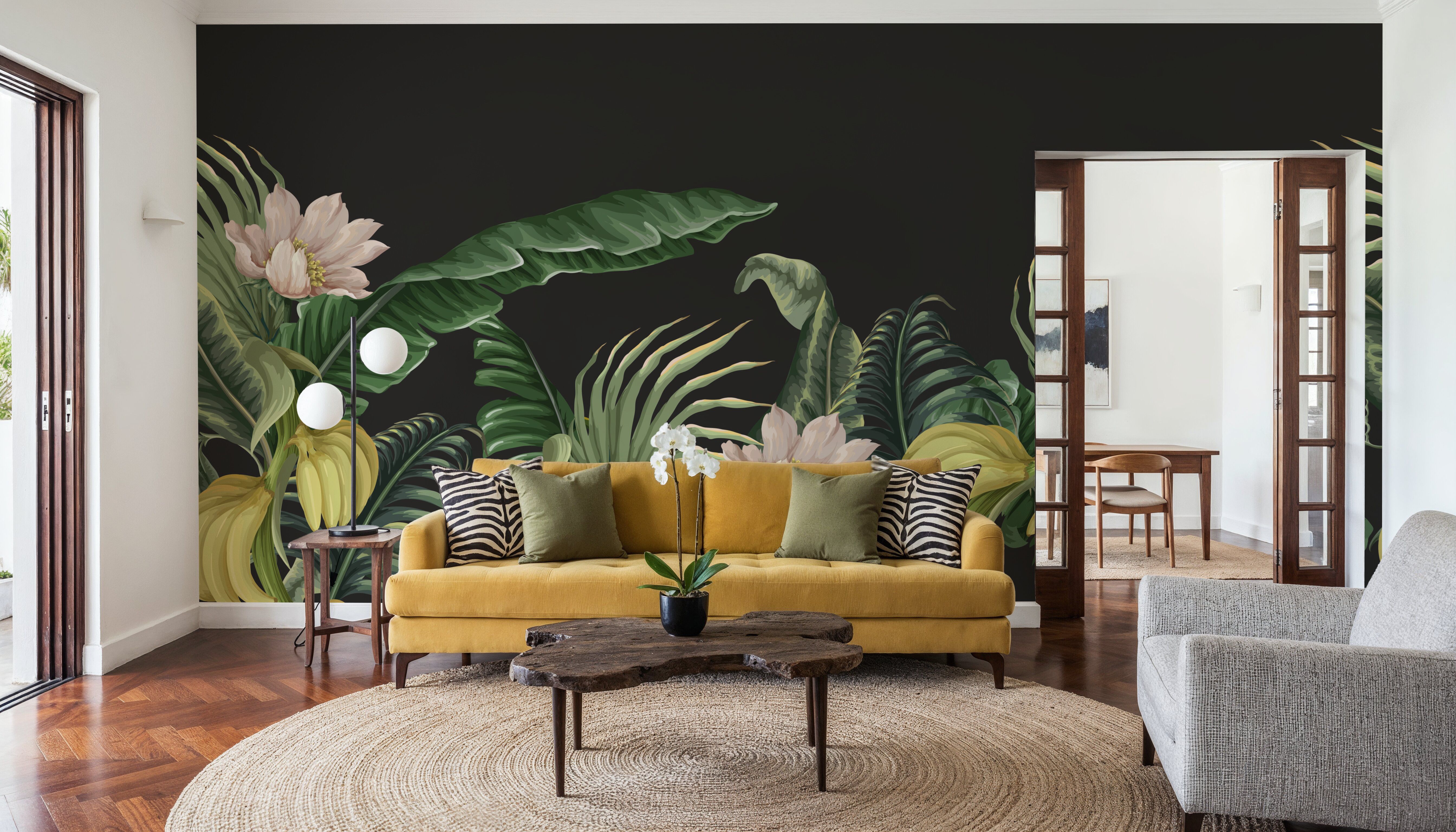 Banana Bloom Border