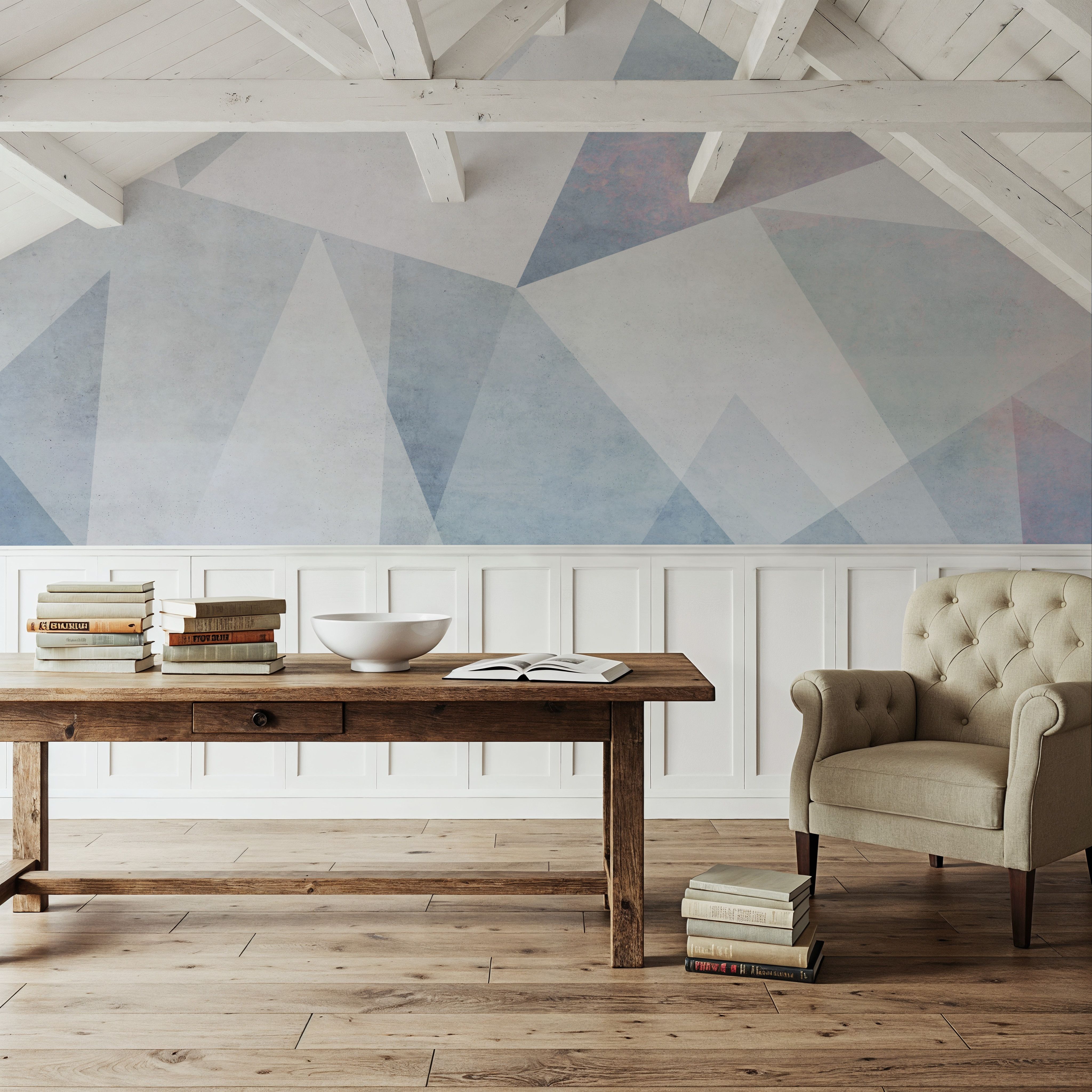 Pastel Concrete Wall