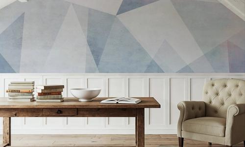 Pastel Concrete Wall