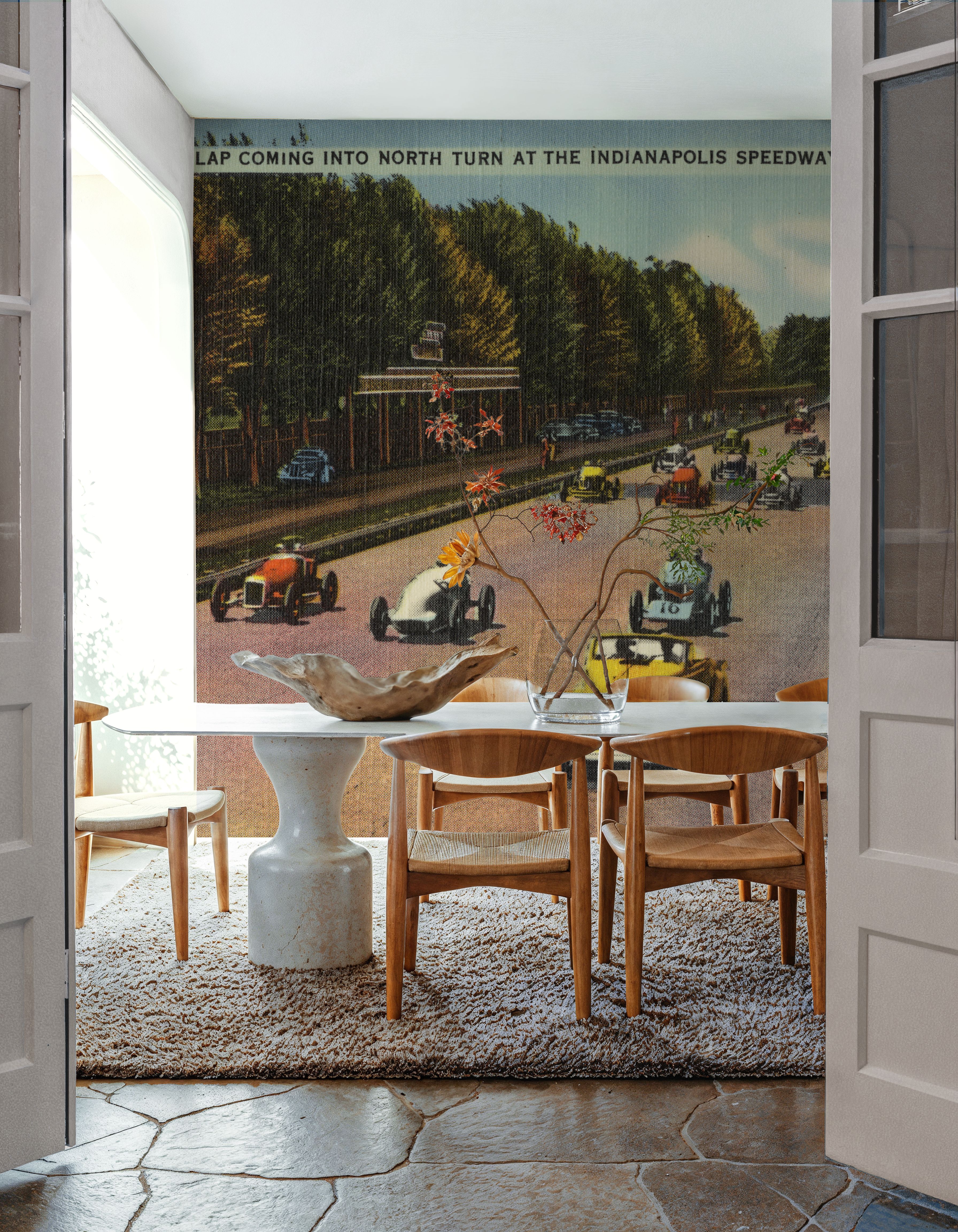 Greetings from the North Turn - Screenprint Postcard