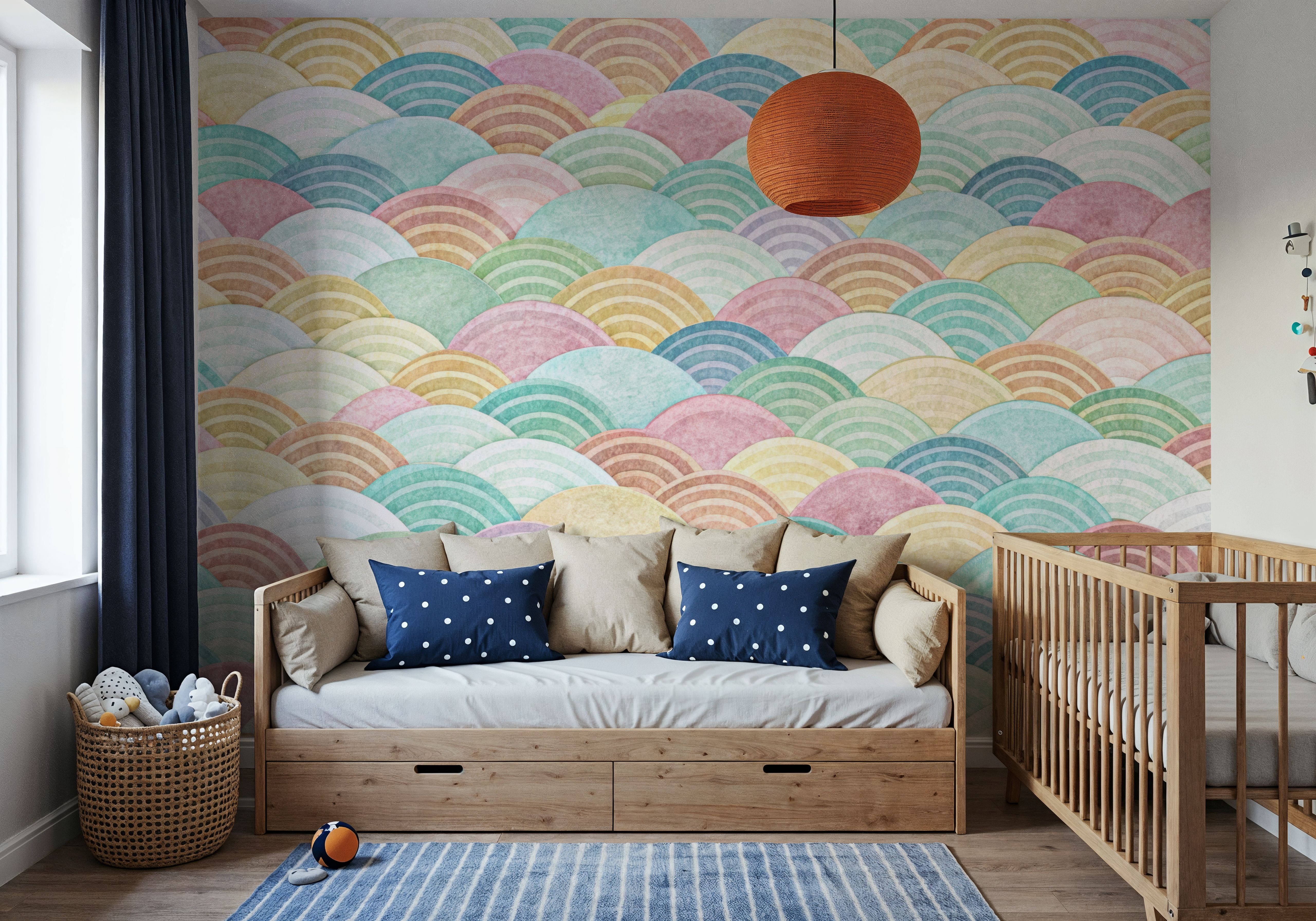 Washi Waves, Wallpaper
