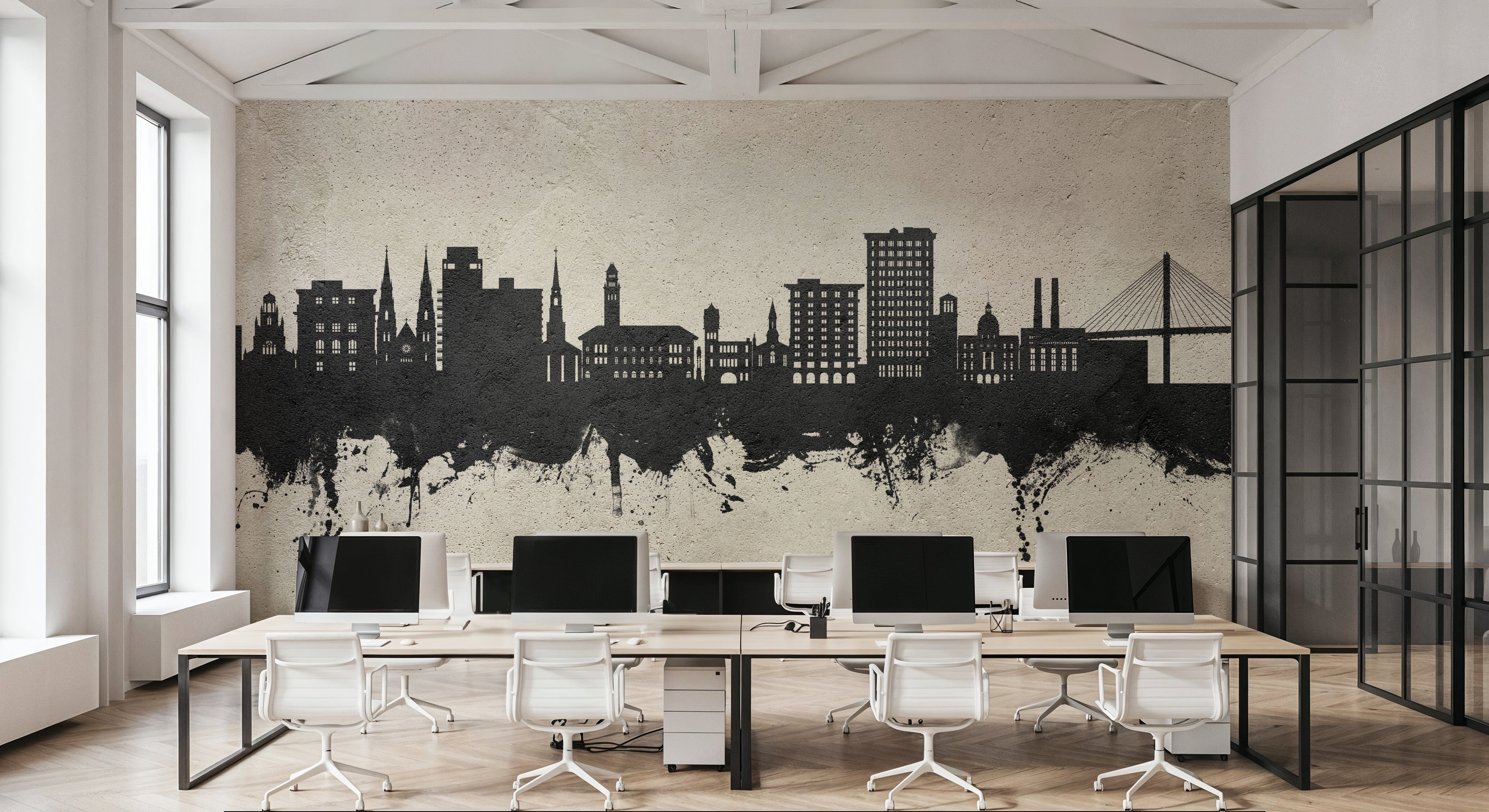 Savannah Georgia Skyline Concrete