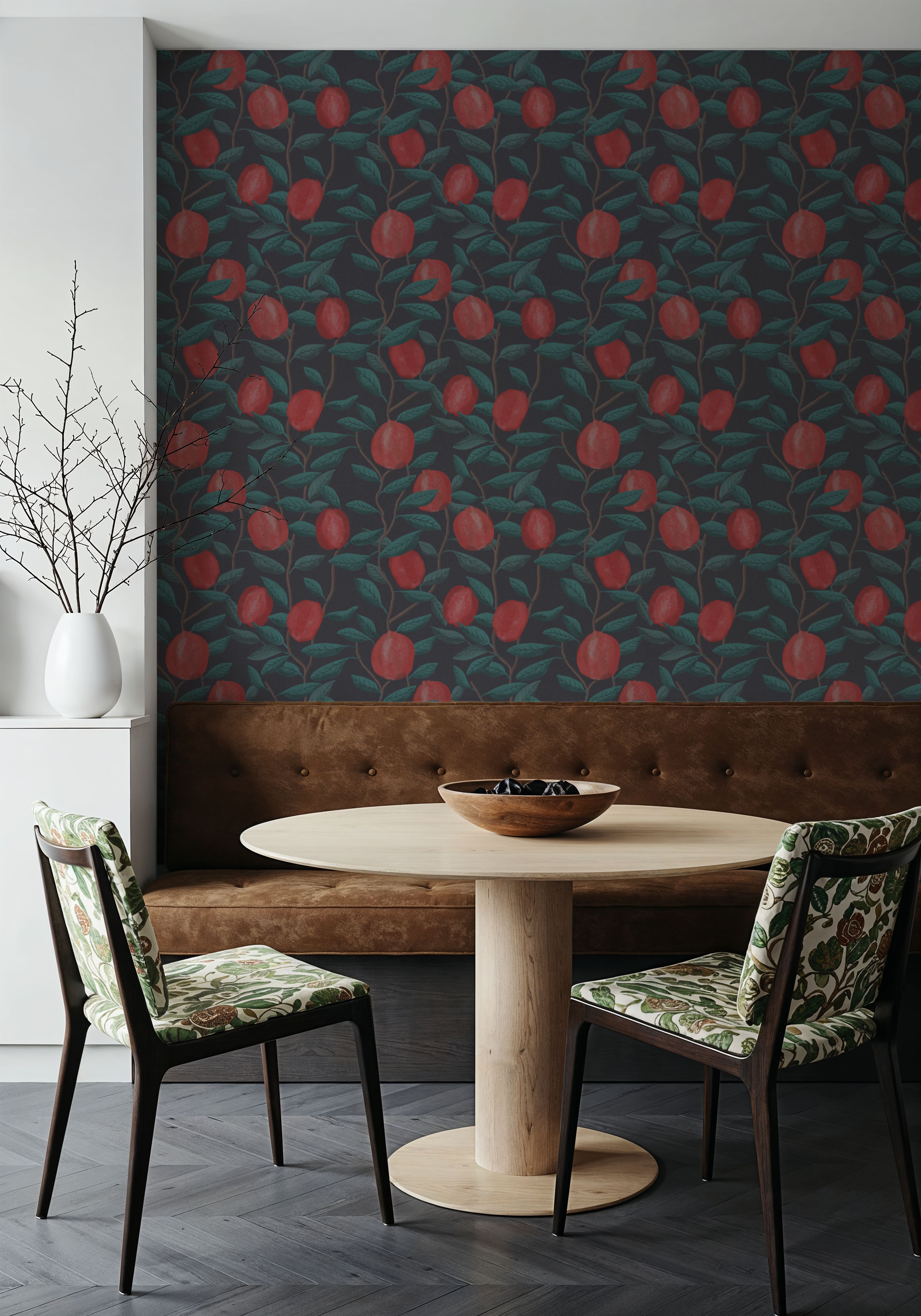 Pomegranate Dark, Tapet