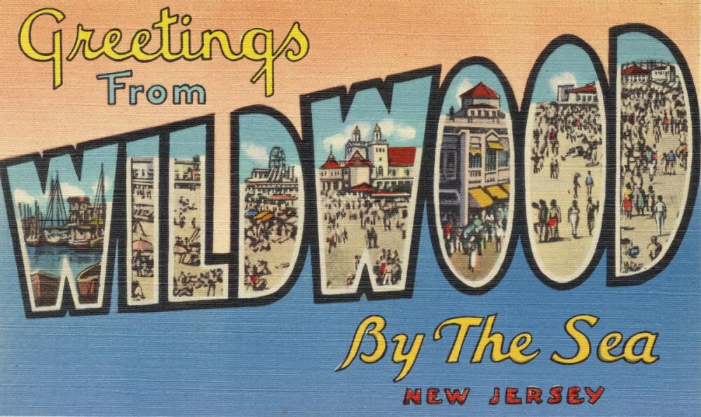 Greetings from Wildwood - Screenprint Postcard