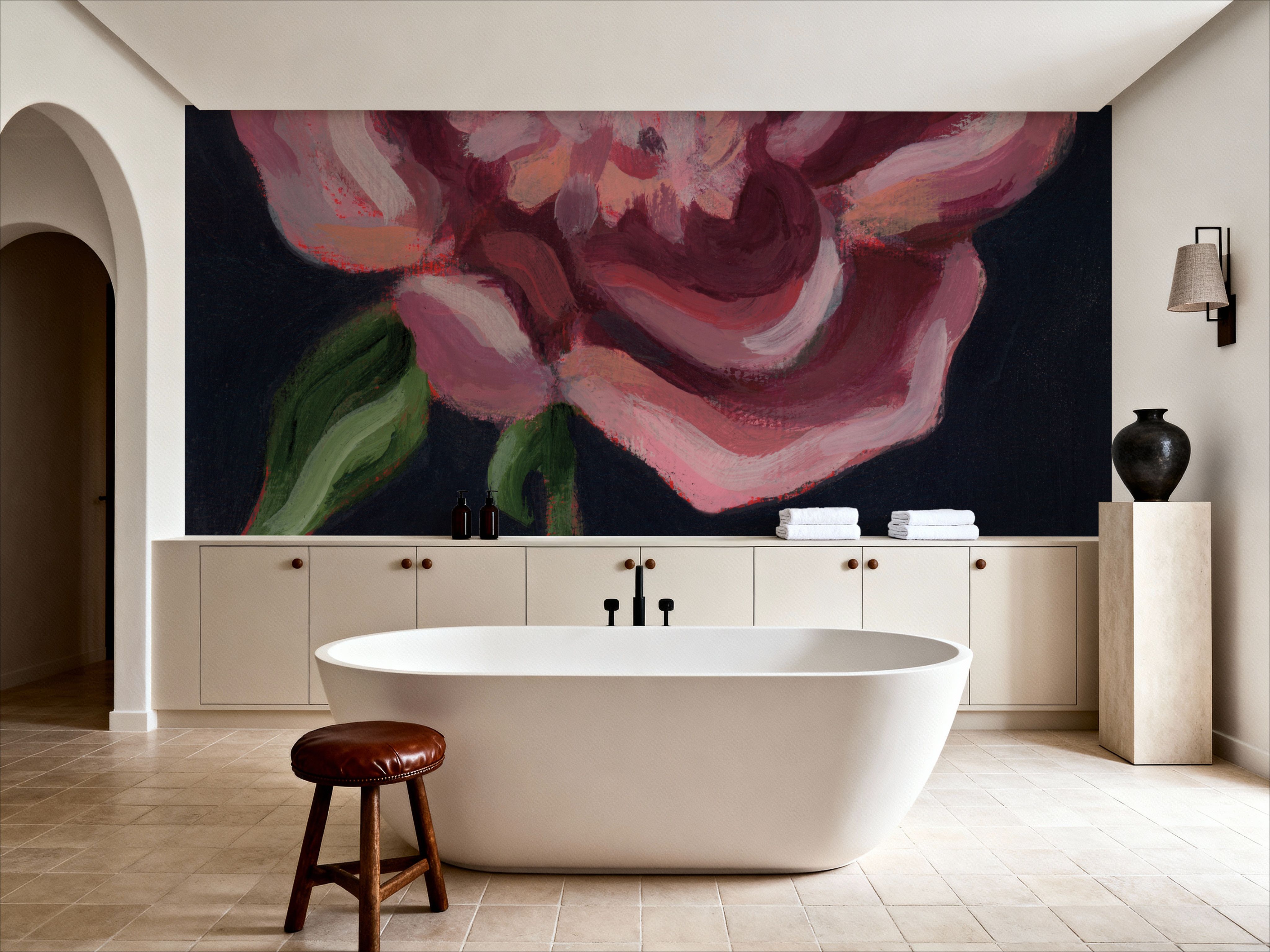 Peony in Black