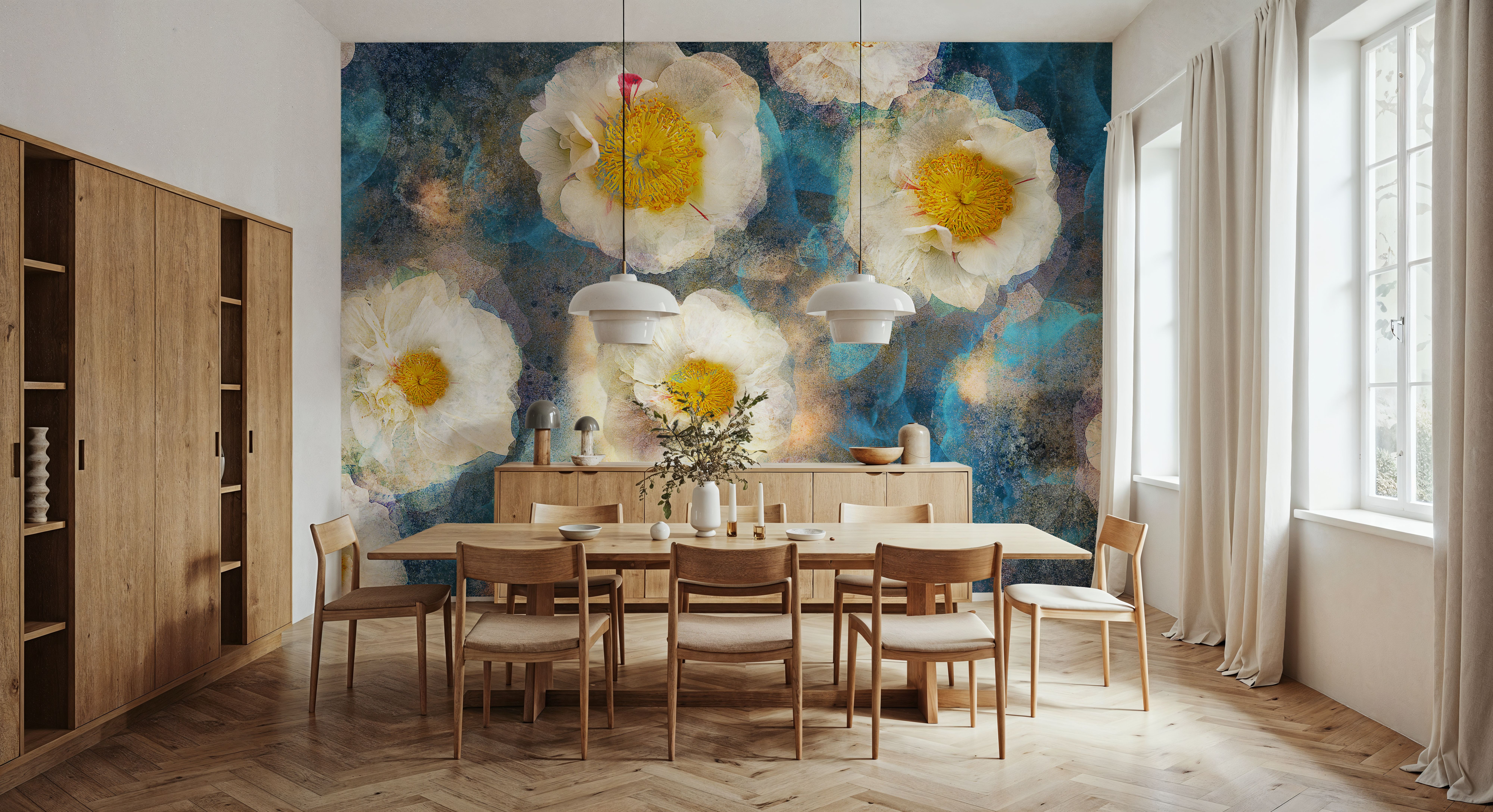 Camellia Blossoms, Wallpaper