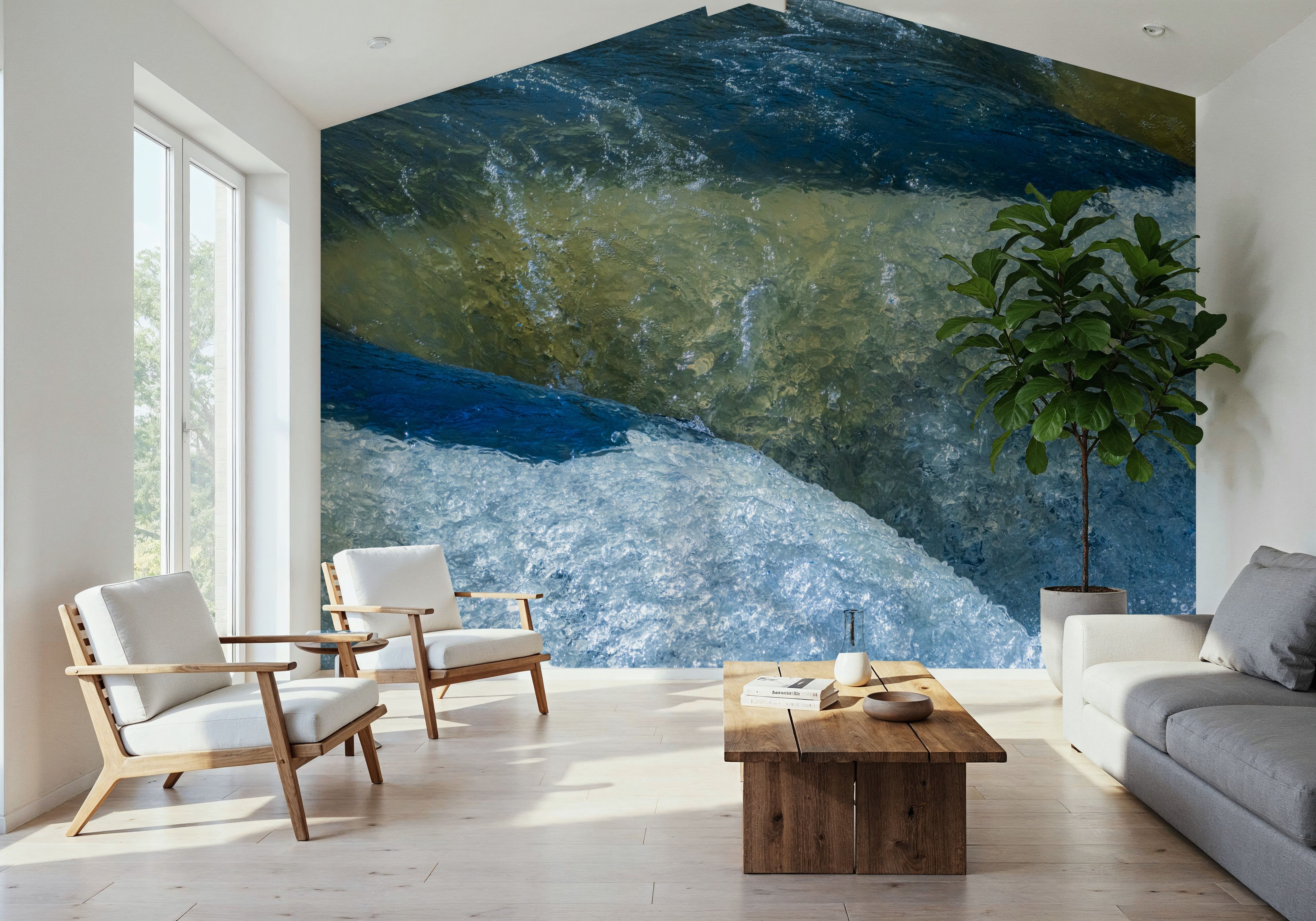 Shimmering Current, Wallpaper