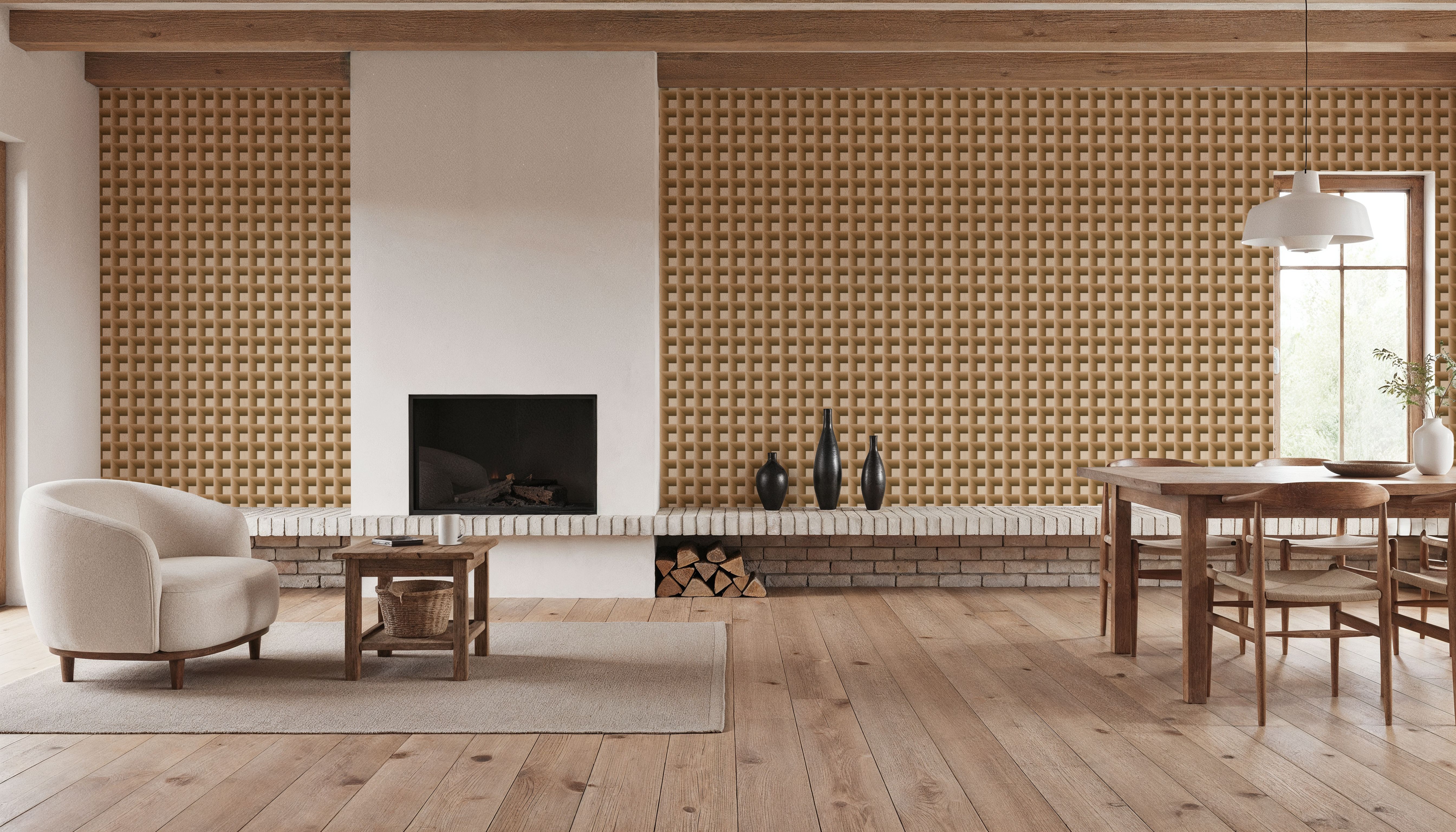 Decorative Cubes, Yellow
