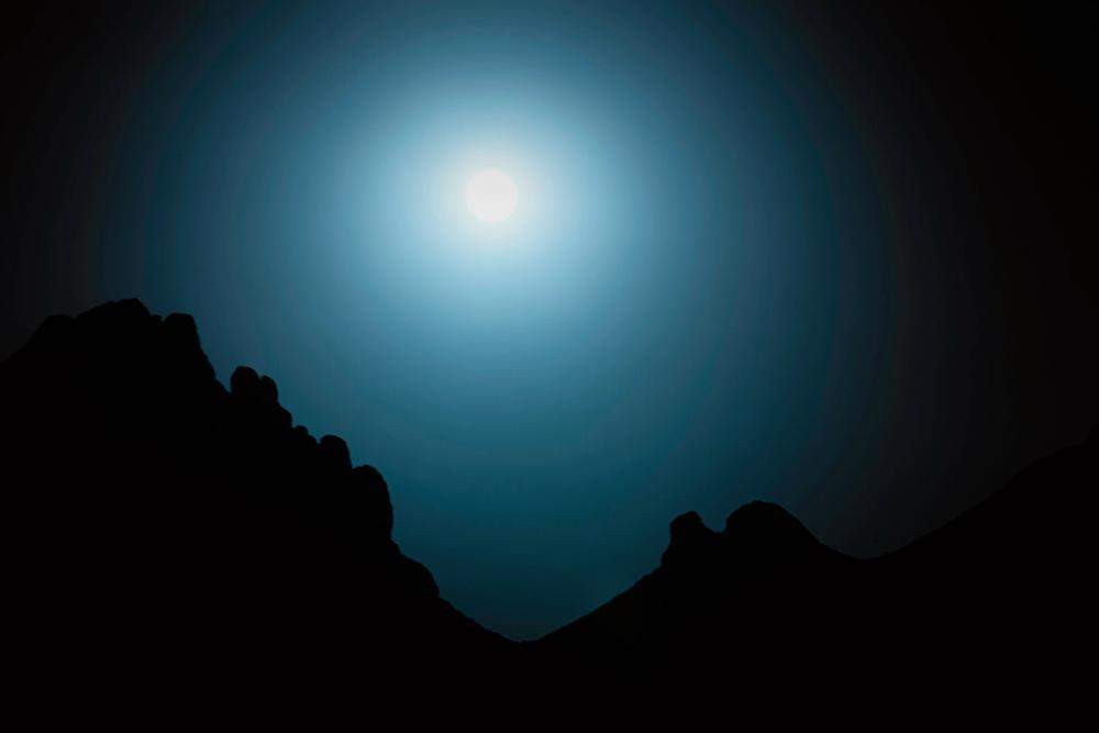 Desert Blue Moon