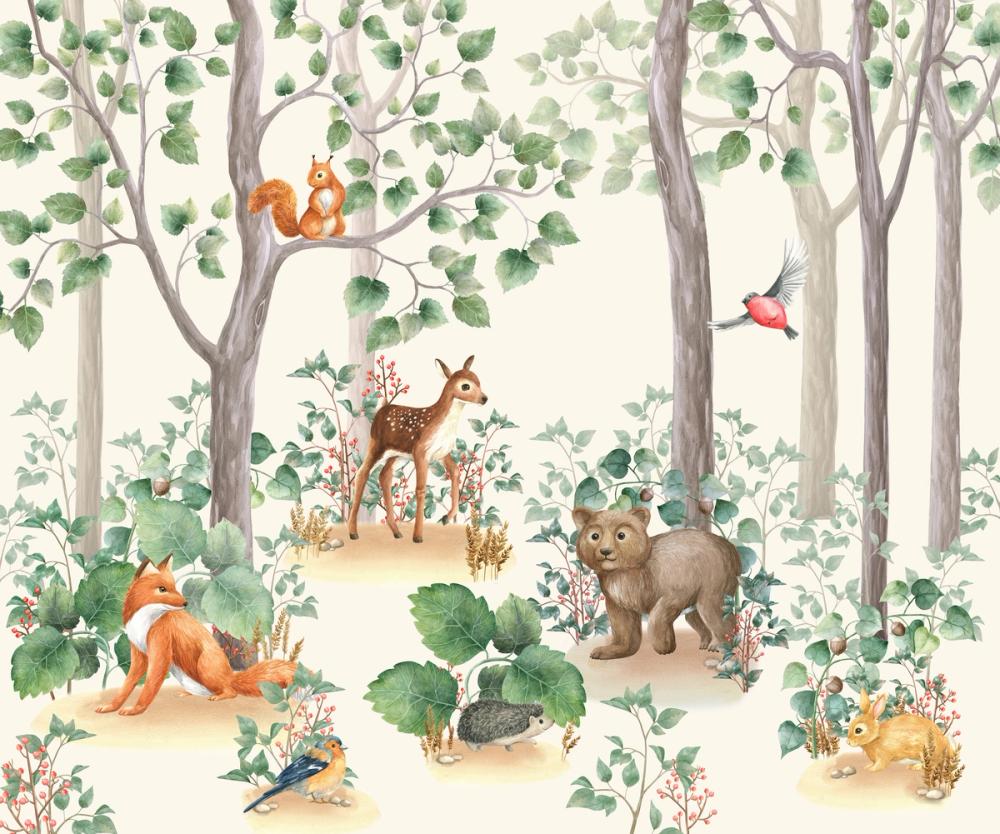 Nordic Forest Baby Animals