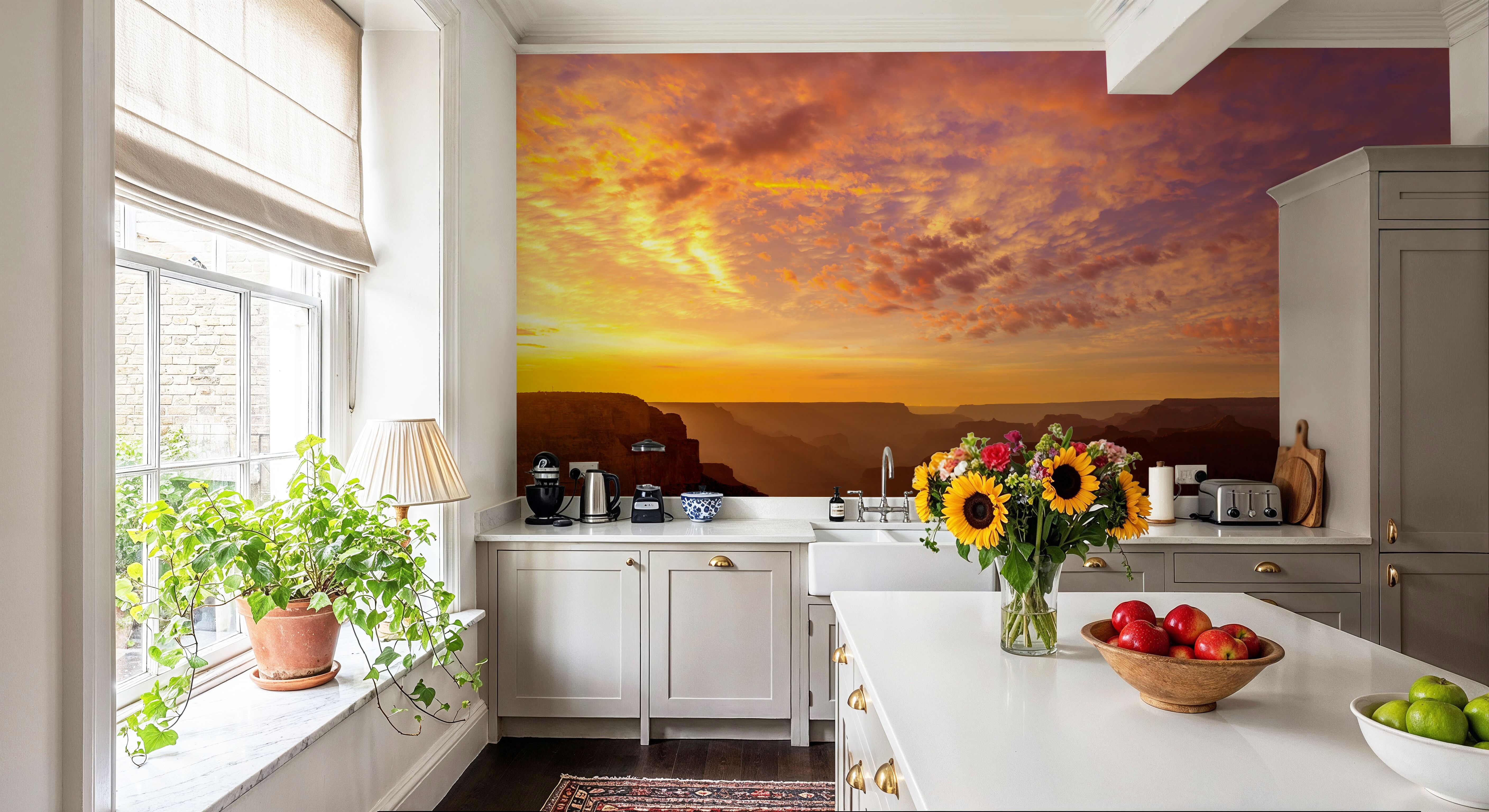 Grand Canyon Sunset Pink, Tapeten