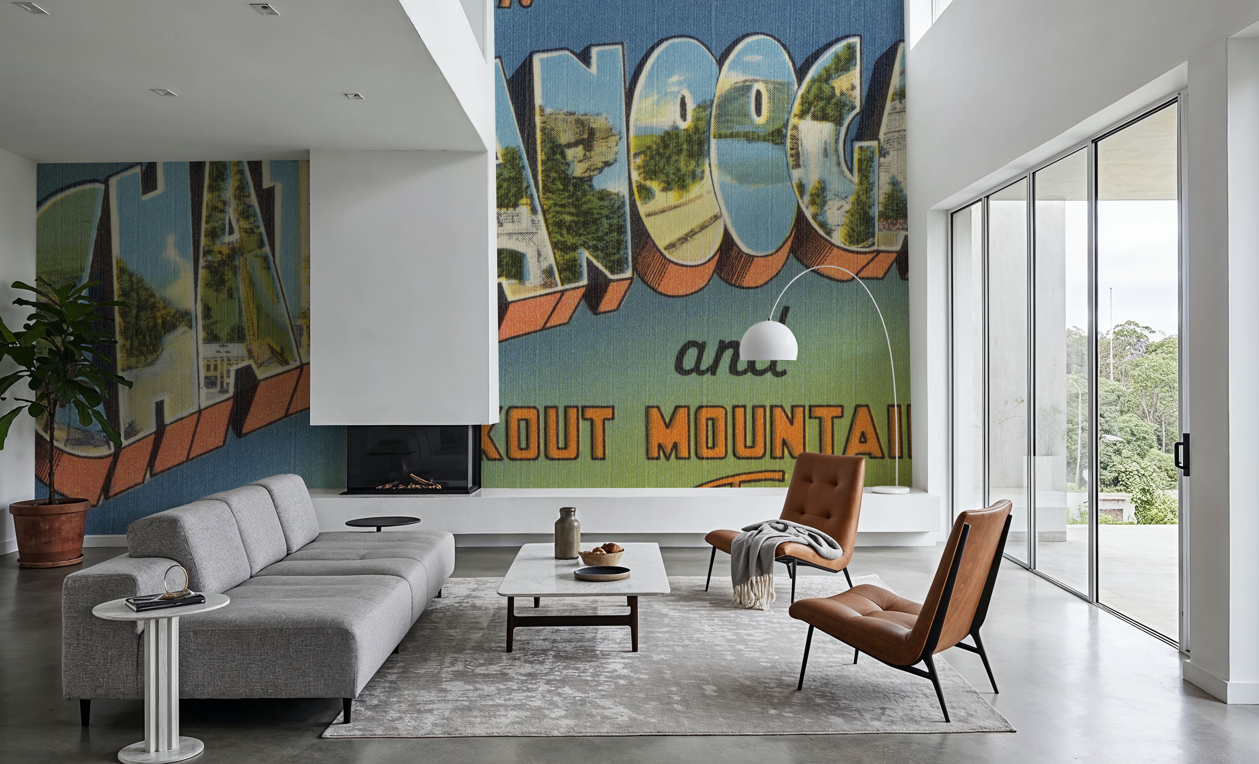 Greetings from Chattanooga - Screenprint Postcard