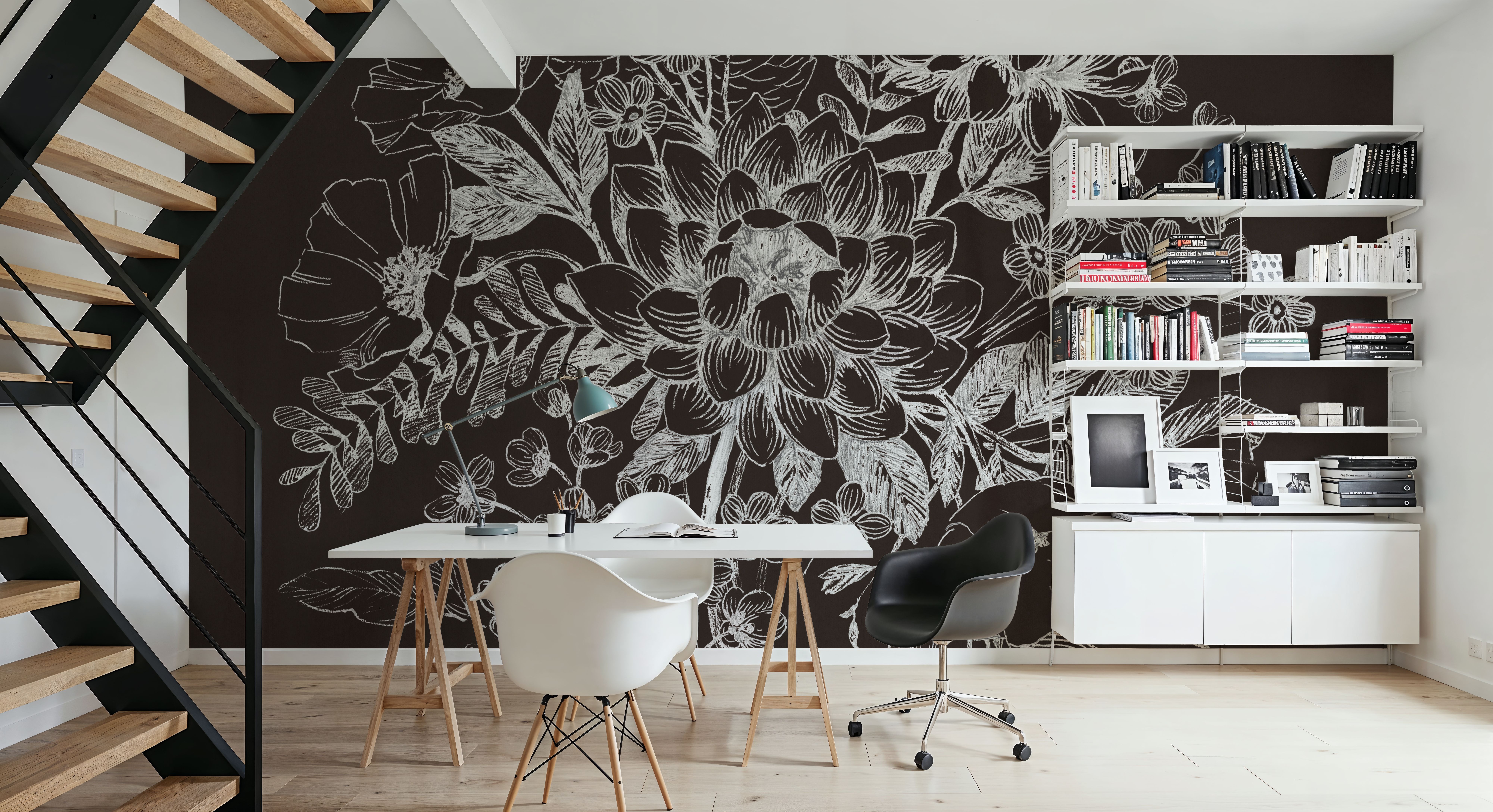 Flora Toile VIII Dark