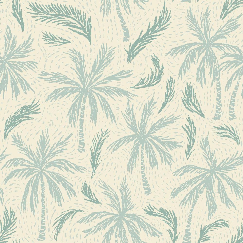Coastal Palms, French Blue
