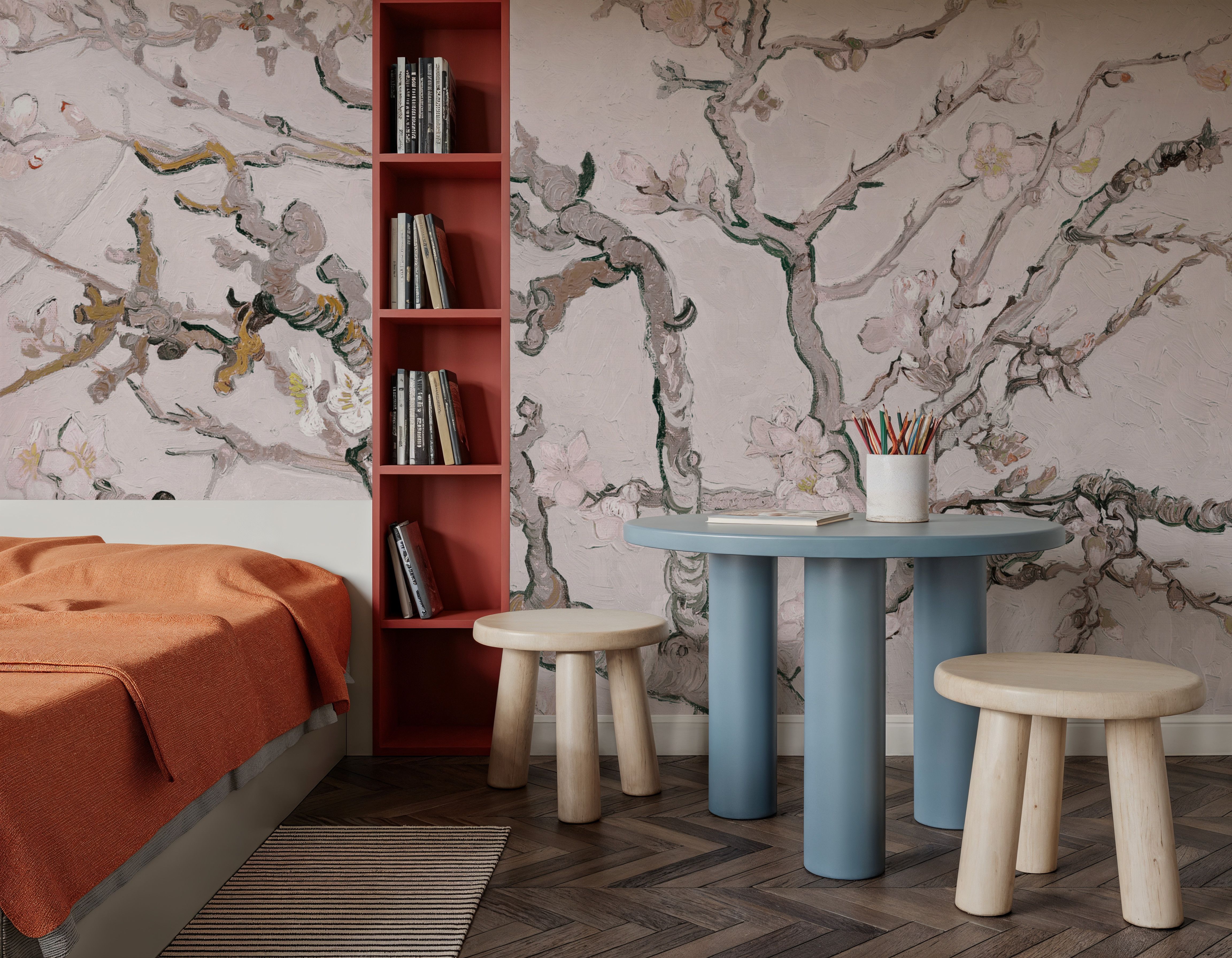 Almond Blossom, Petal Pink