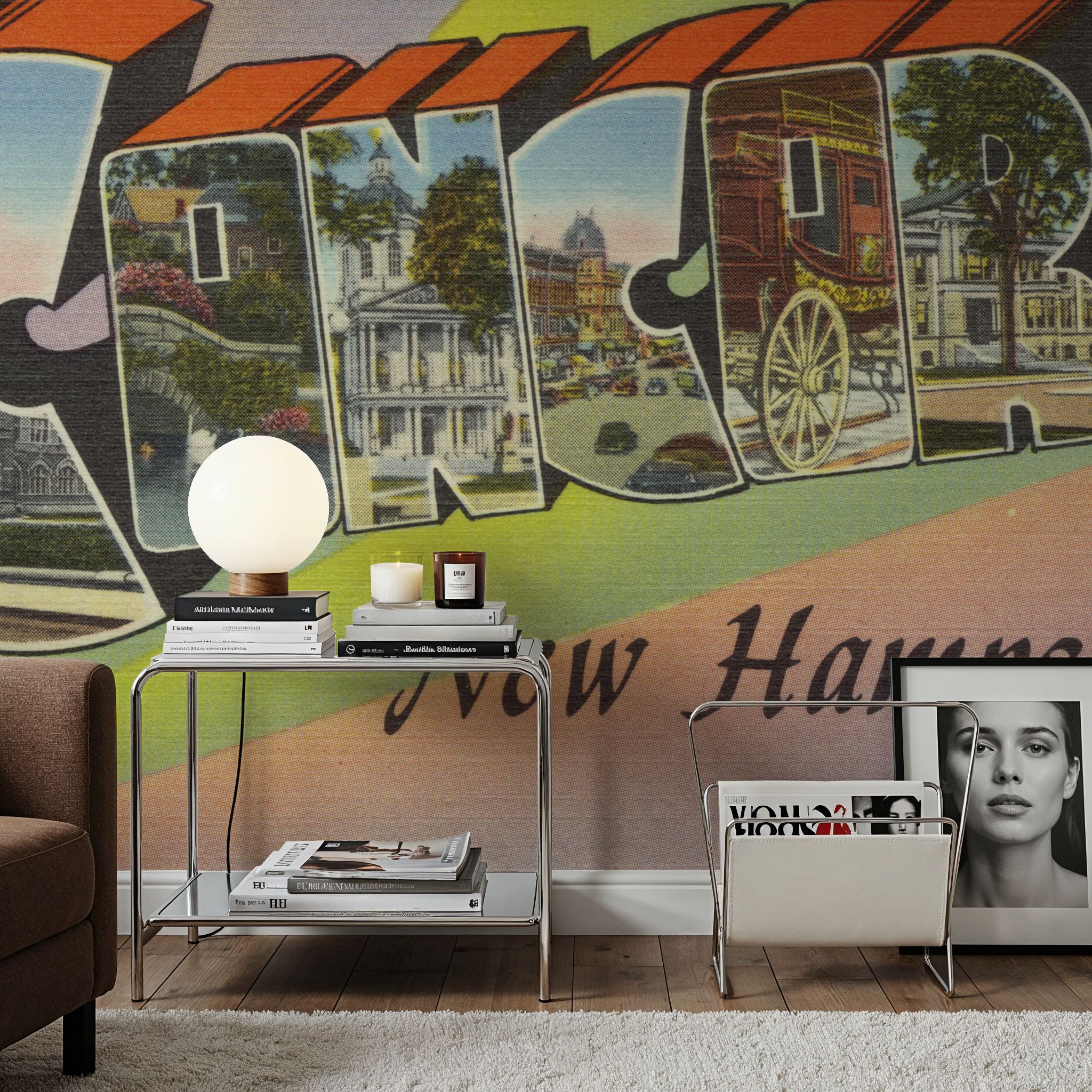 Greetings from Concord - Screenprint Postcard