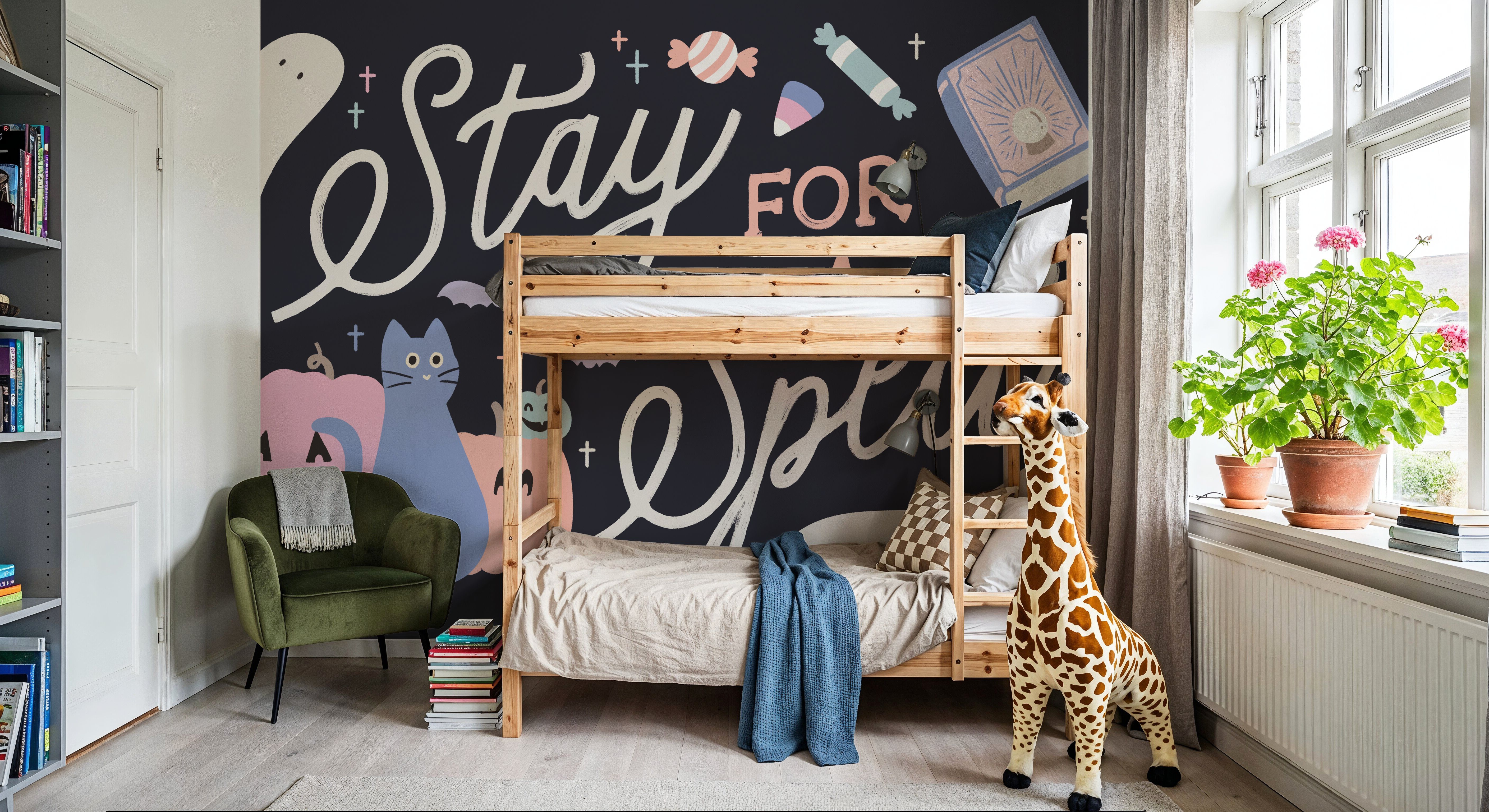 Trick or Treat I Pastel, Wallpaper