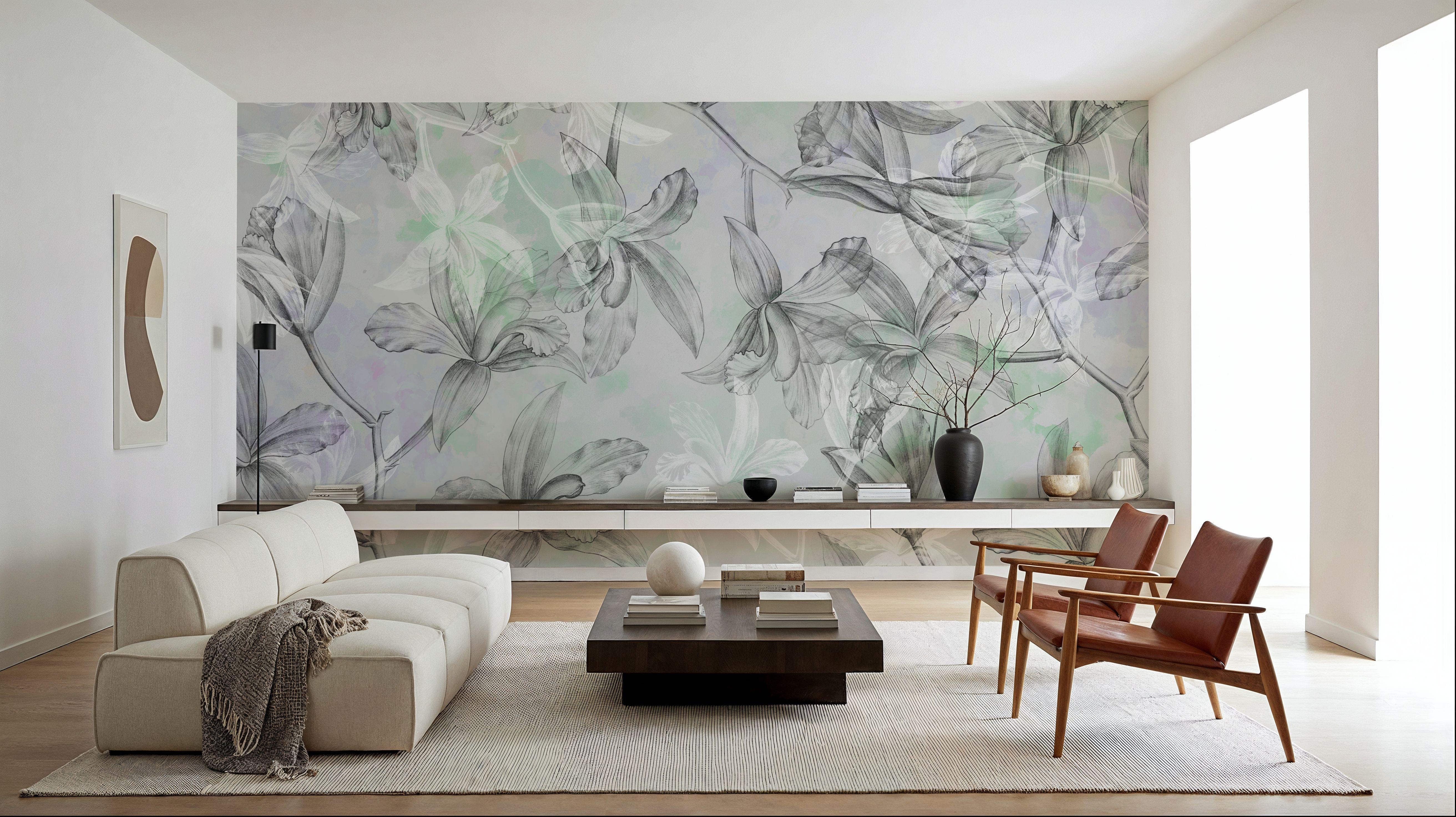 Orchids on Water, Wallpaper