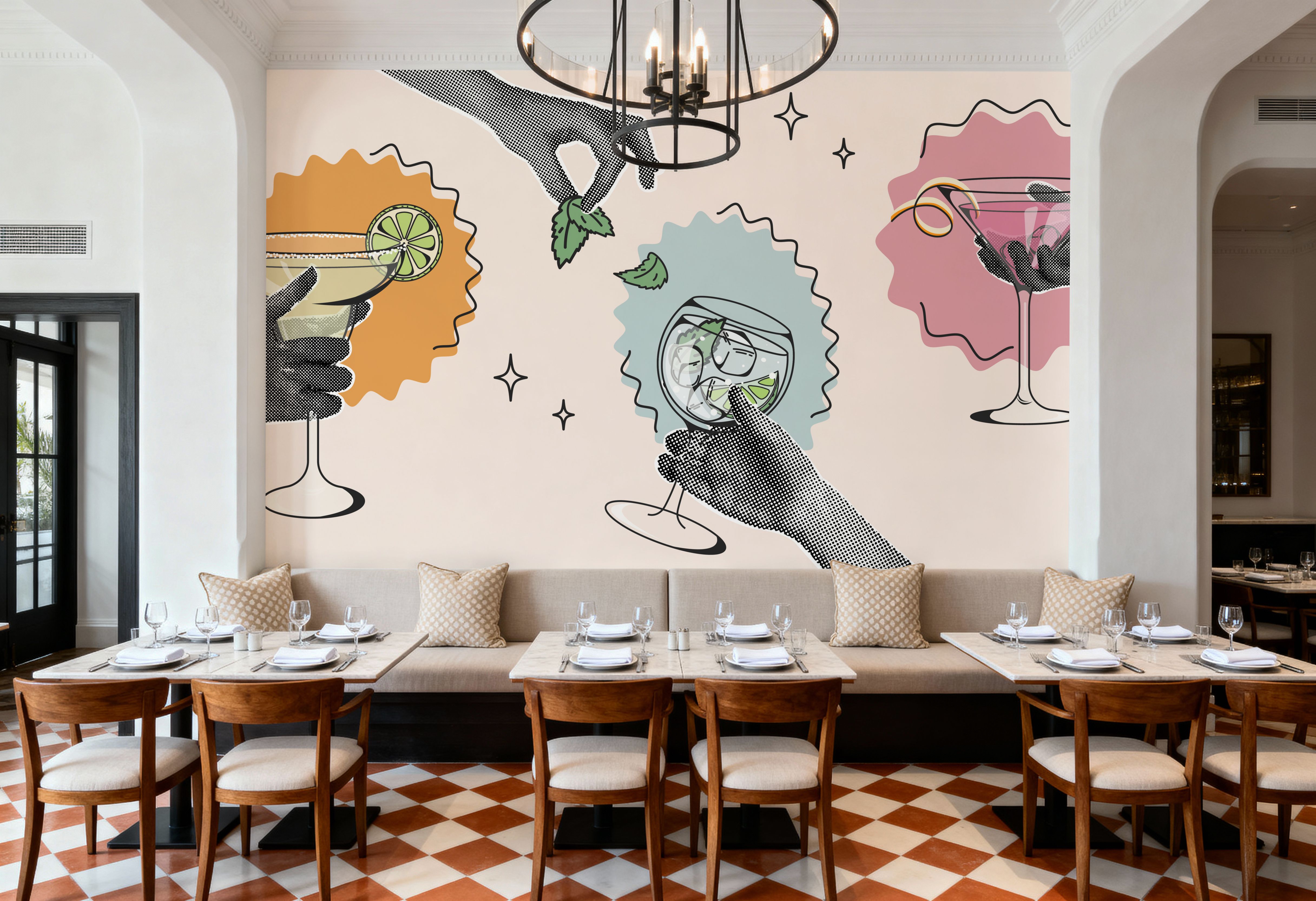 Retro Glamour Drinks