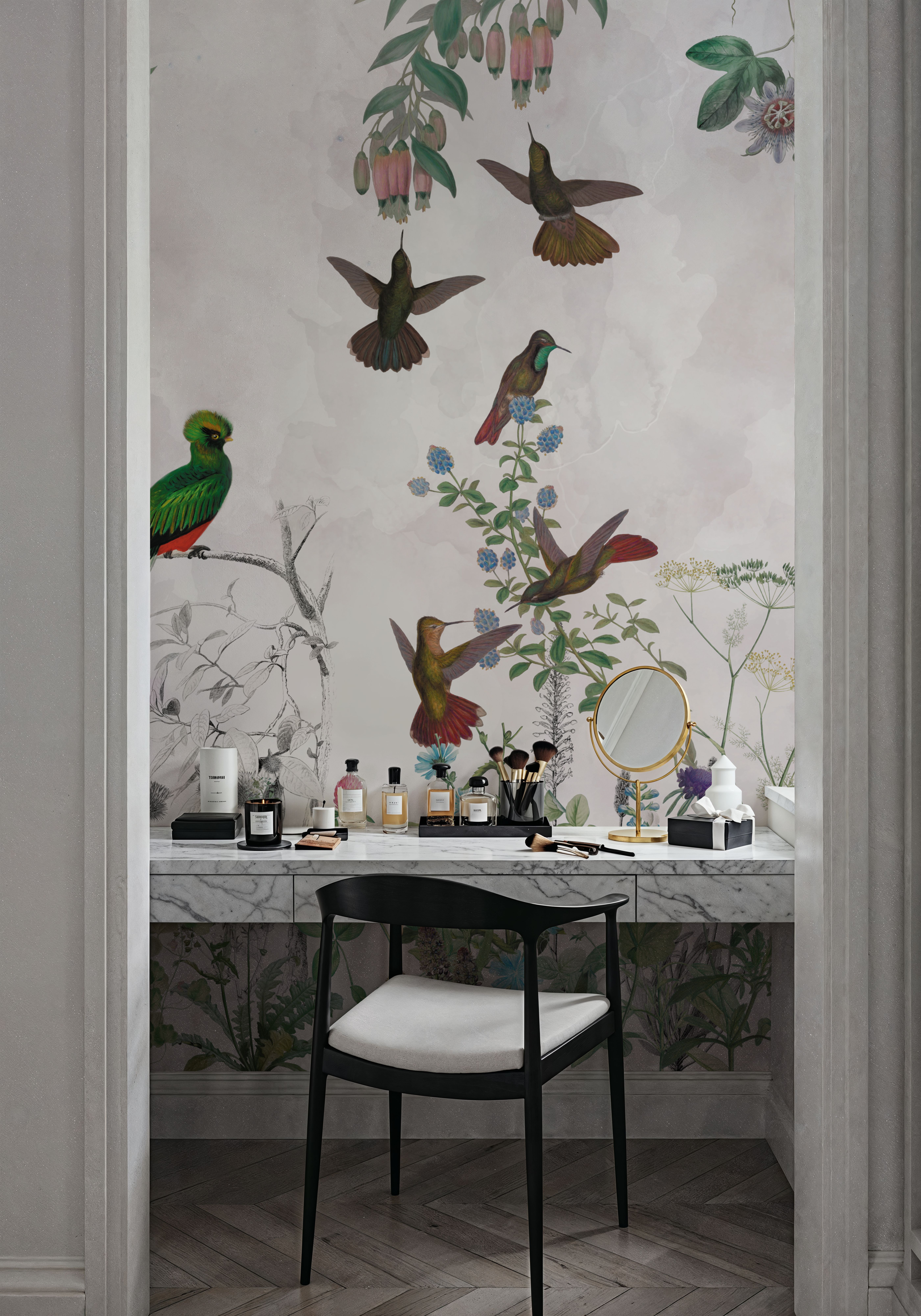 Fields of Birds and Flowers