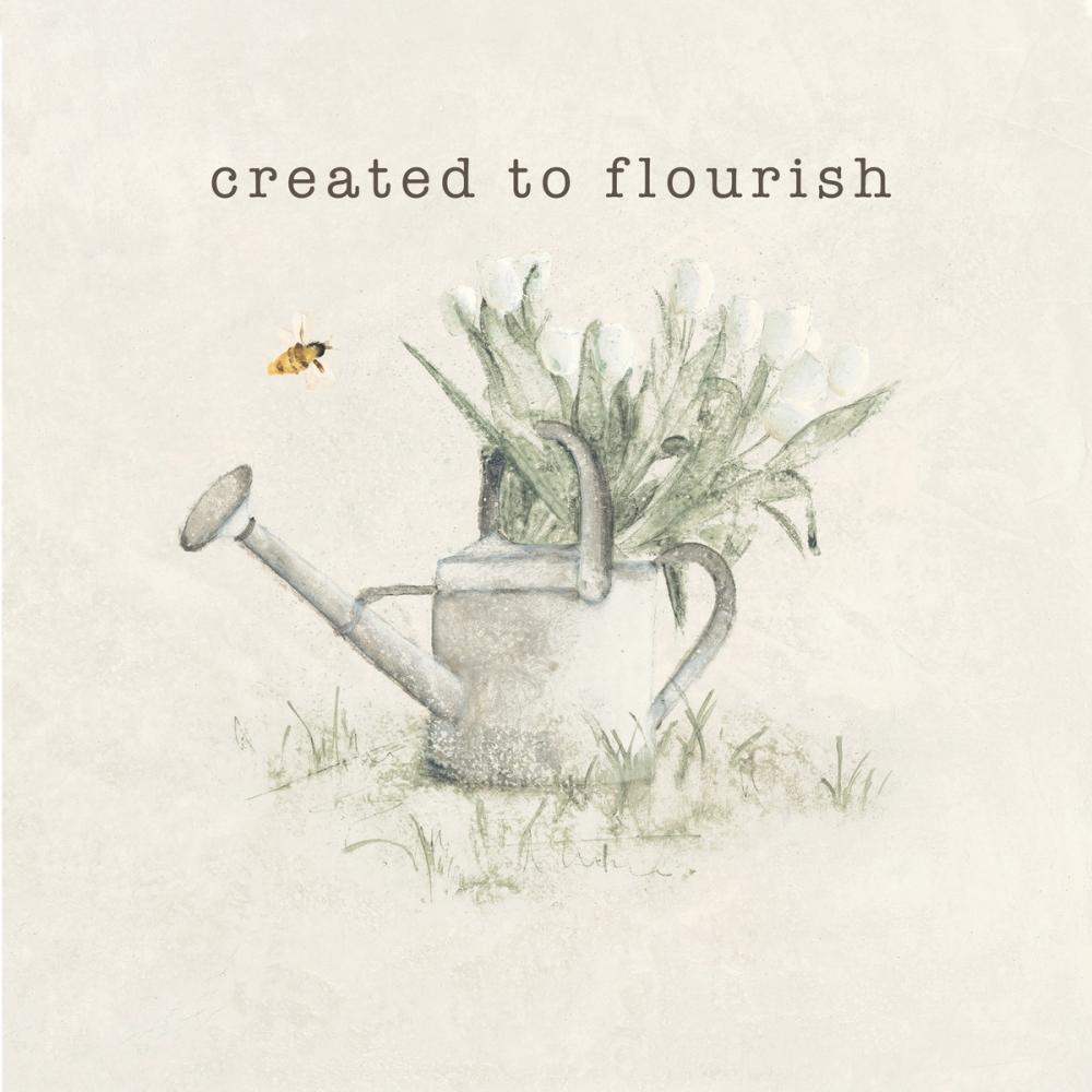 Garden Watering Can Flourish