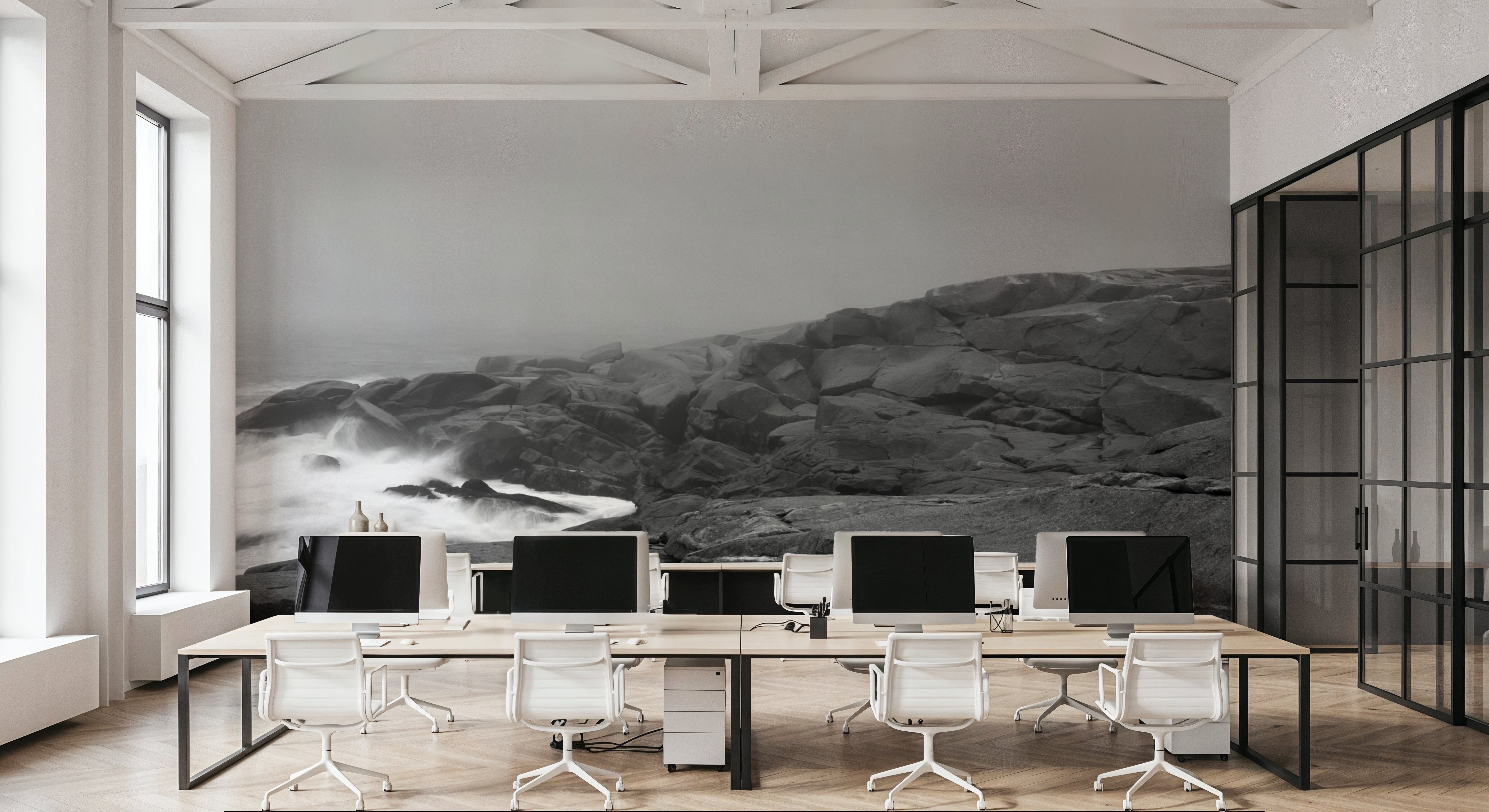 Peggy's Cove Lighthouse BW