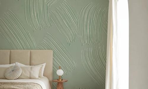 Stylized Brush Strokes, Mint