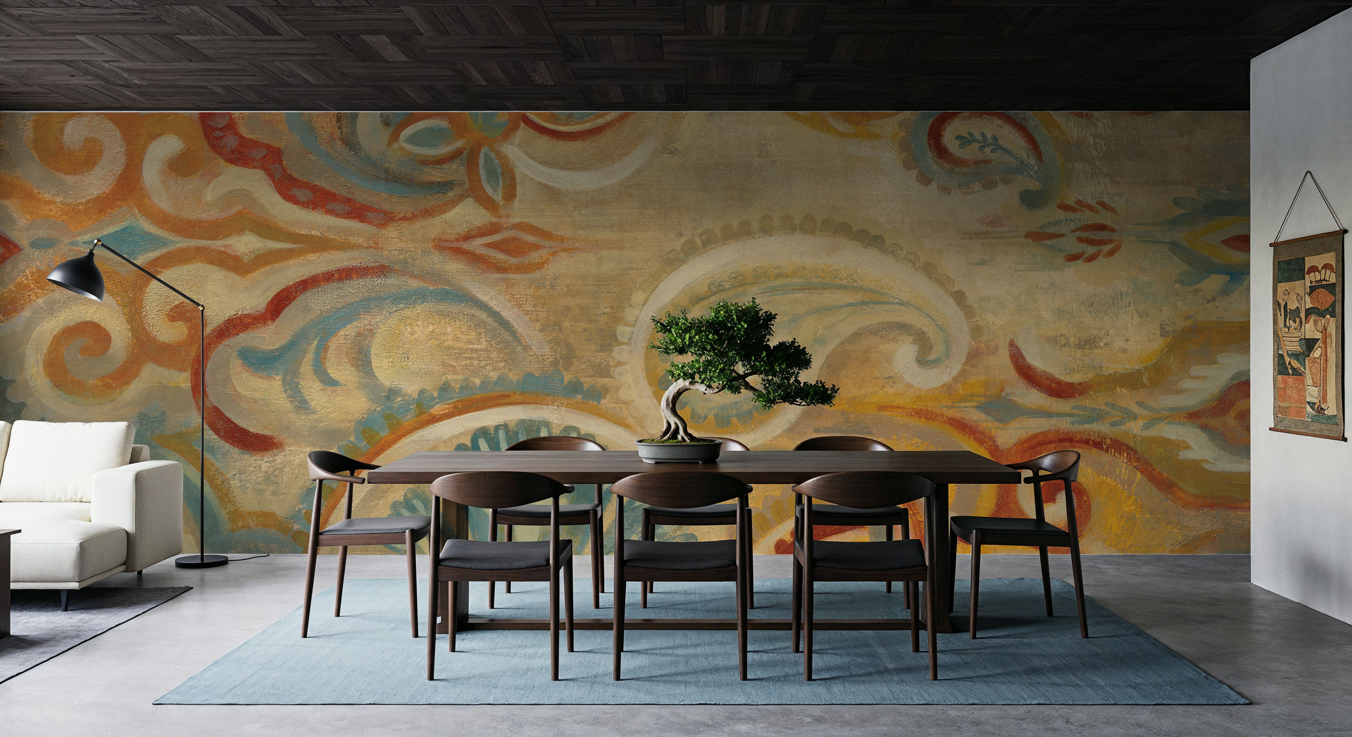 Antique Paisley, Wallpaper