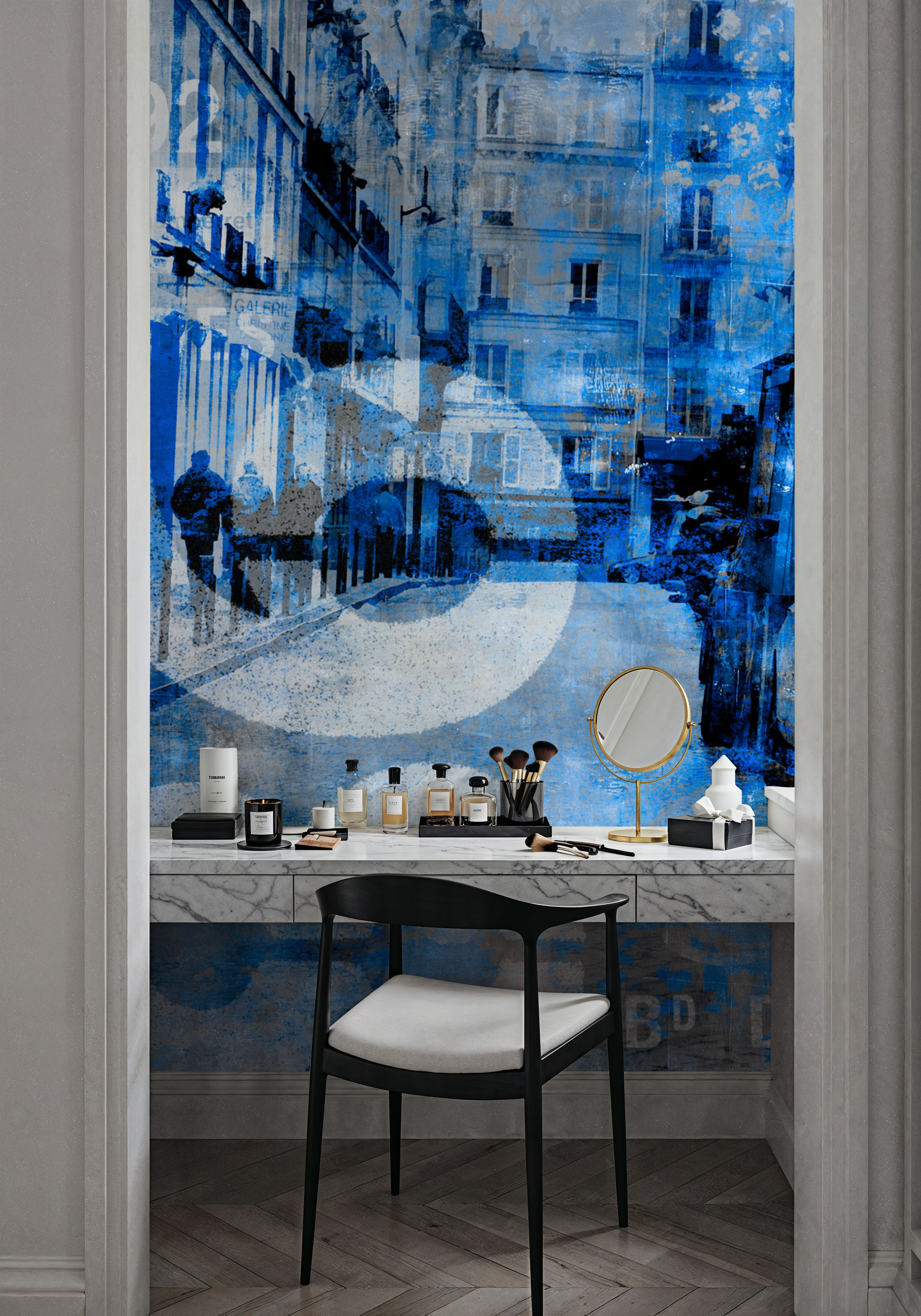 Urban Life. Blue
