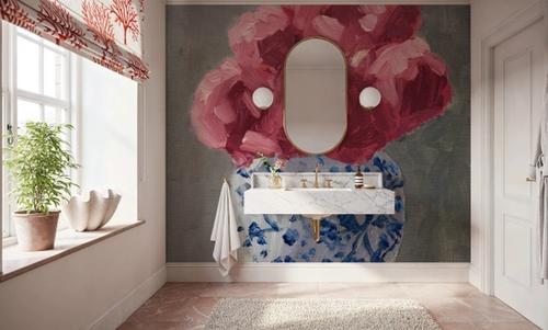 Peonies in Chinoiserie Vase Country Traditions