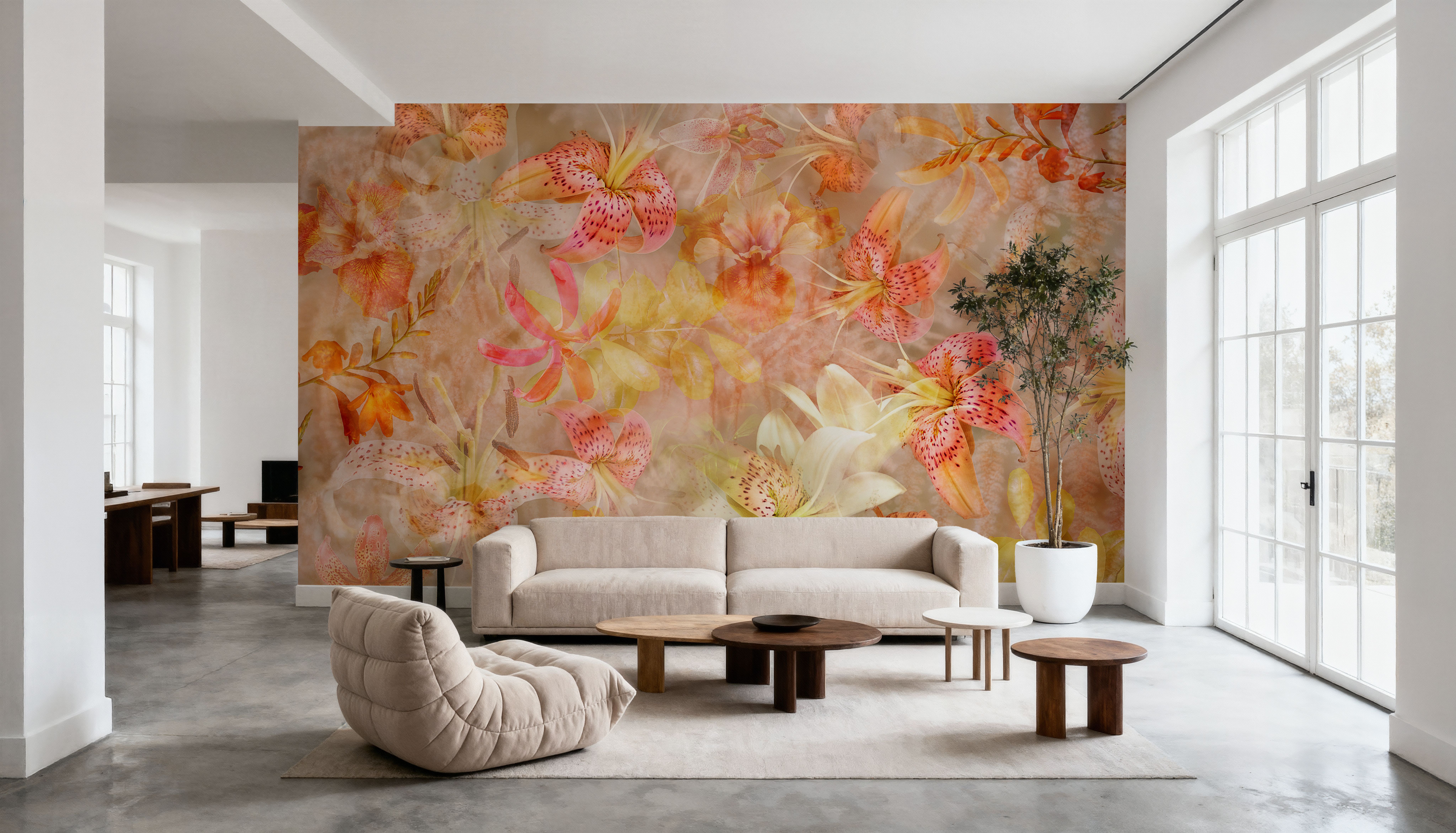 Dancing Bright Lilies