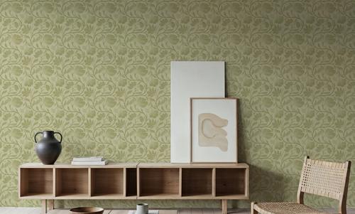 Indial Floral, Pistachio