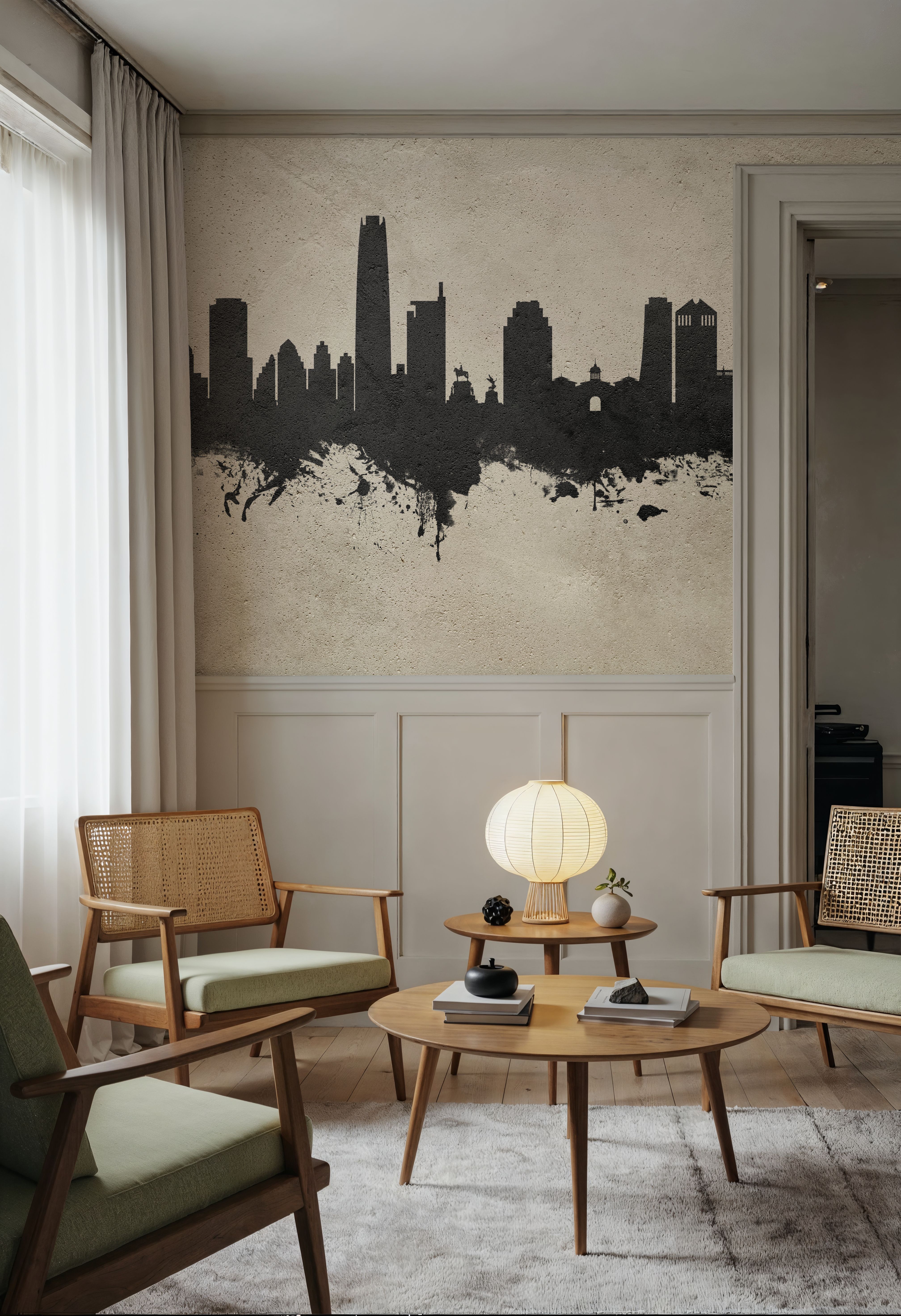 Santiago de Chile Skyline Concrete