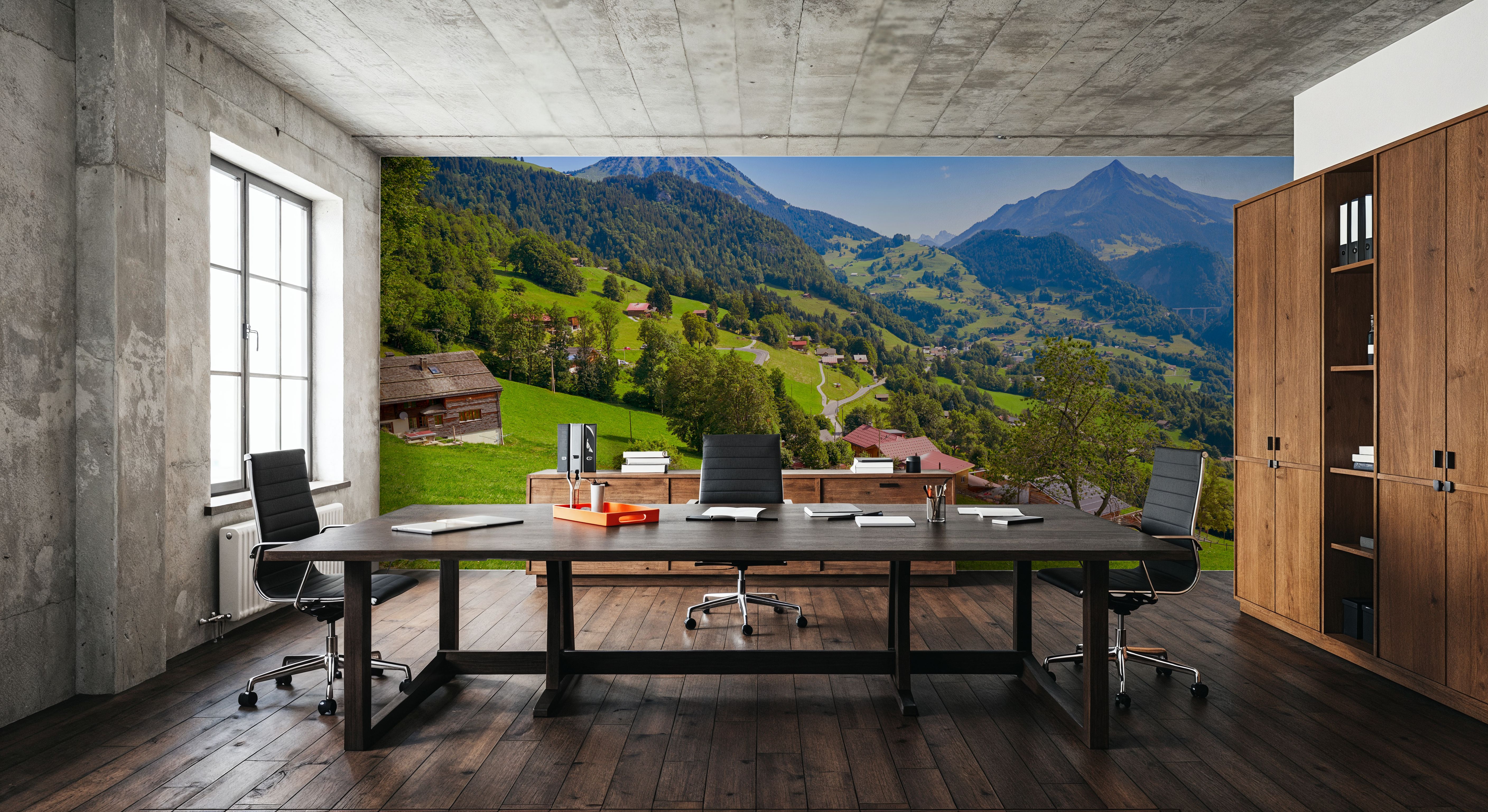 Alps at Ormont Dessus Switzerland