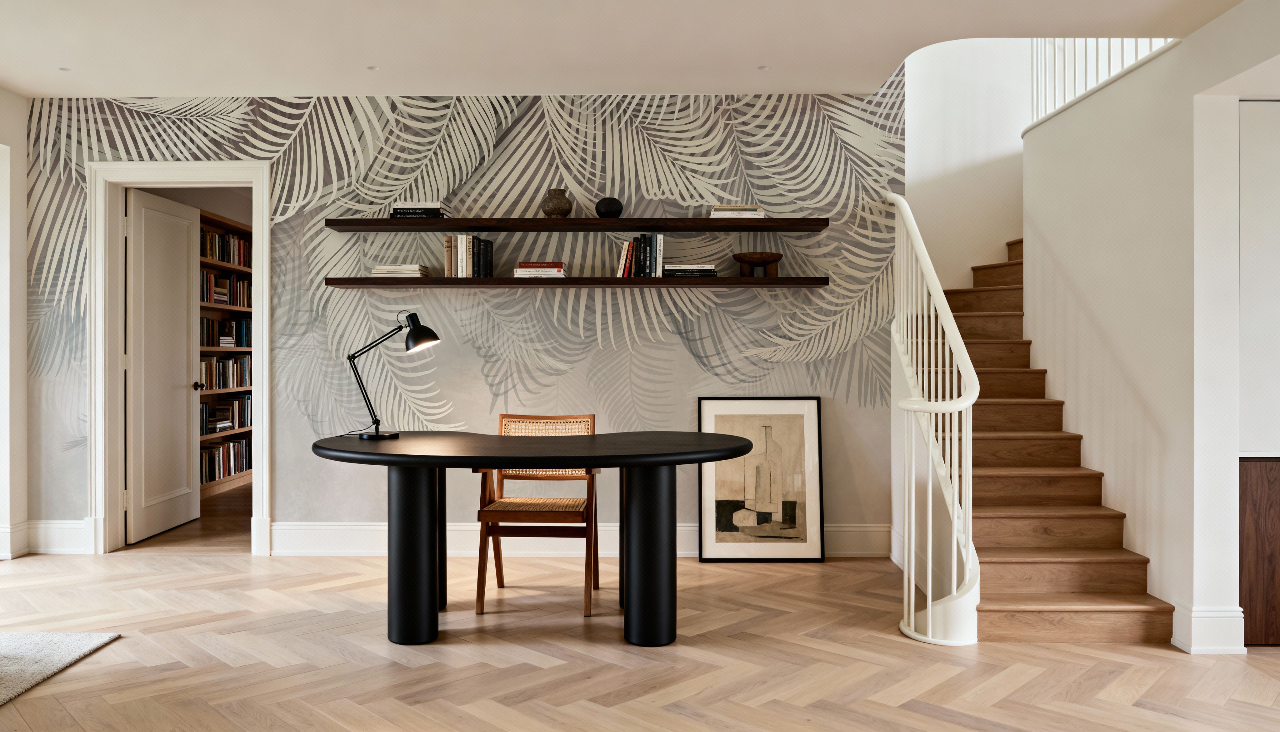 Elegant Palms, Wallpaper