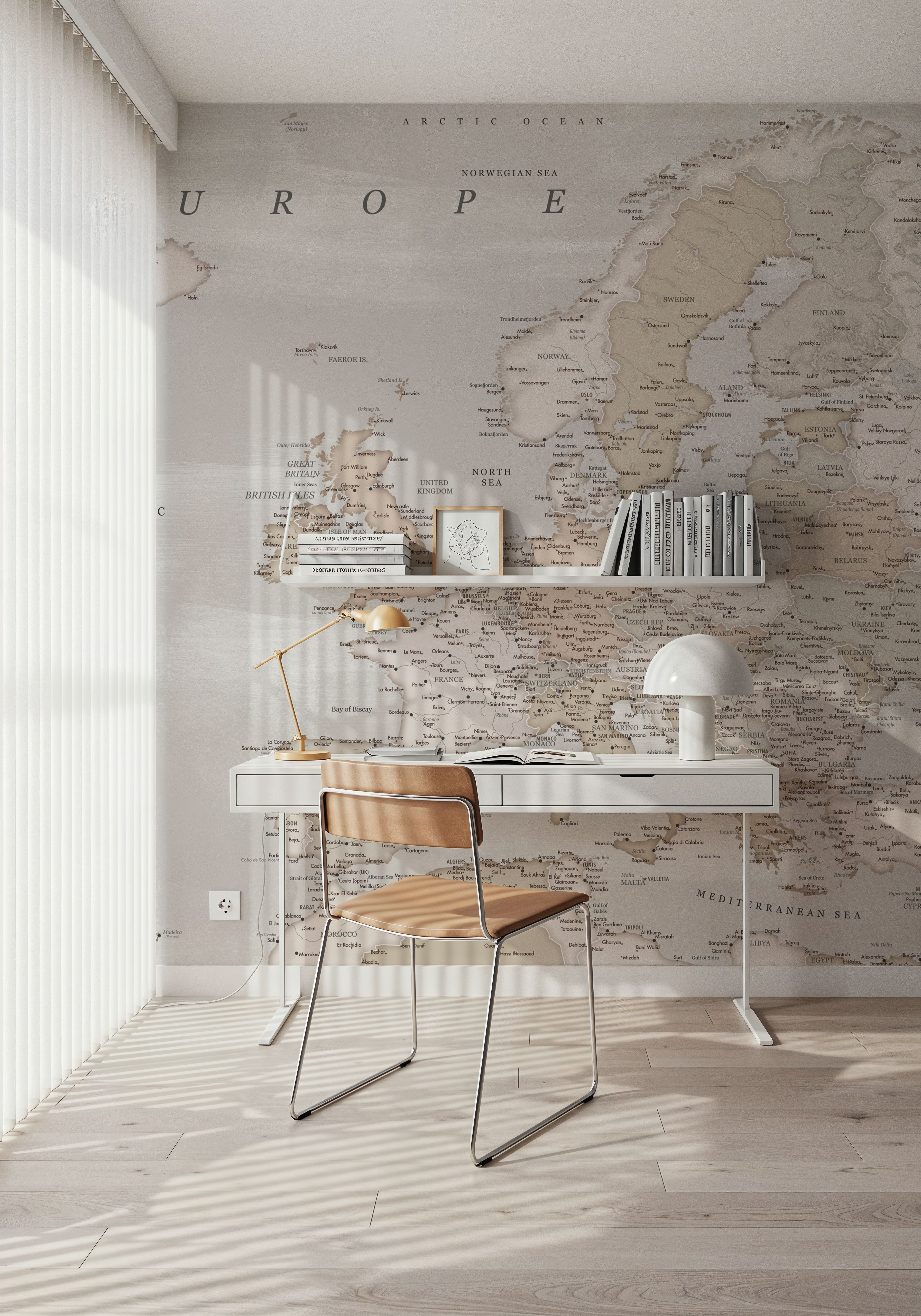 Europe Map Detailed - Lucille