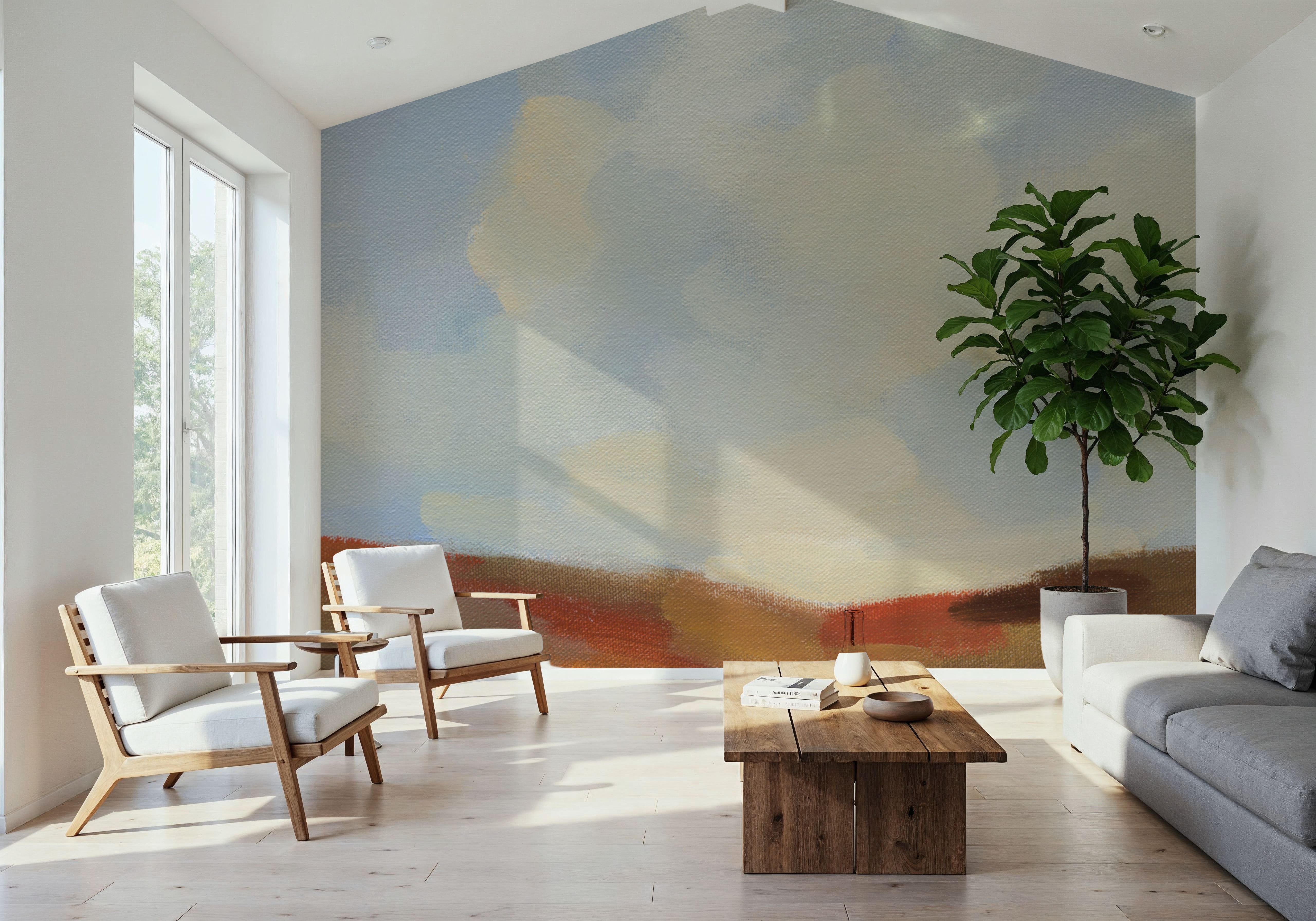 Earth and Sky Trio III, Carte da parati